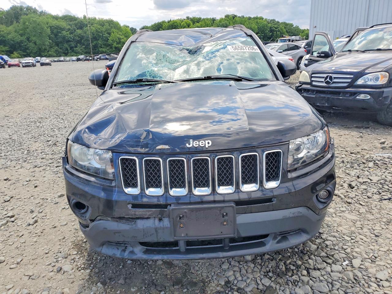 2015 Jeep Compass Sport Black vin: 1C4NJDBB6FD130553