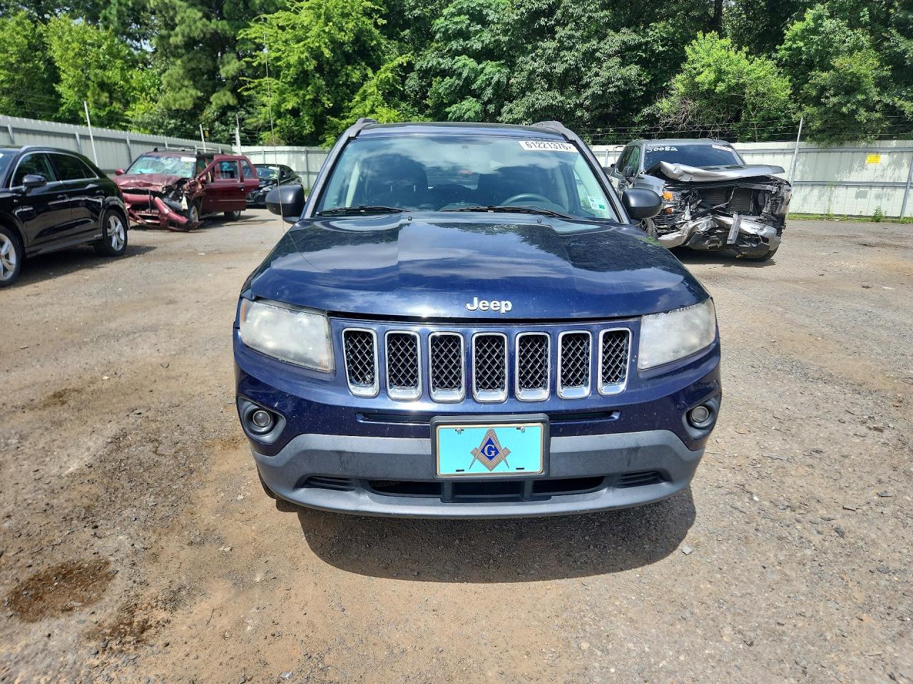 2015 Jeep Compass Sport Blue vin: 1C4NJDBB6FD437835