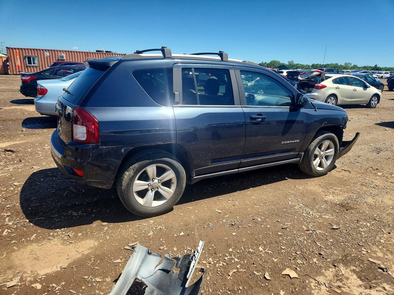 2015 Jeep Compass Sport Угольный vin: 1C4NJDBB6FD439973