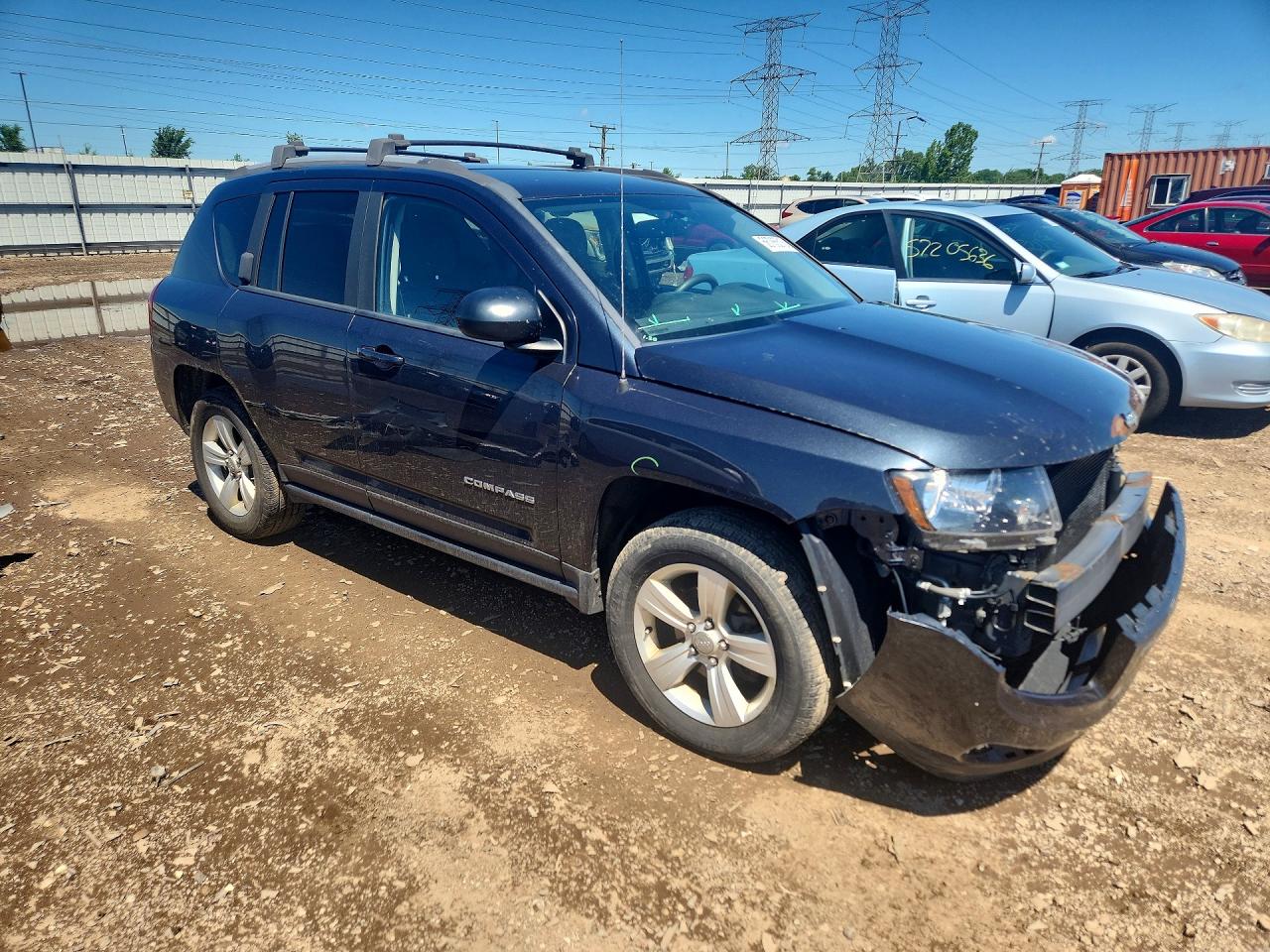 2015 Jeep Compass Sport Угольный vin: 1C4NJDBB6FD439973
