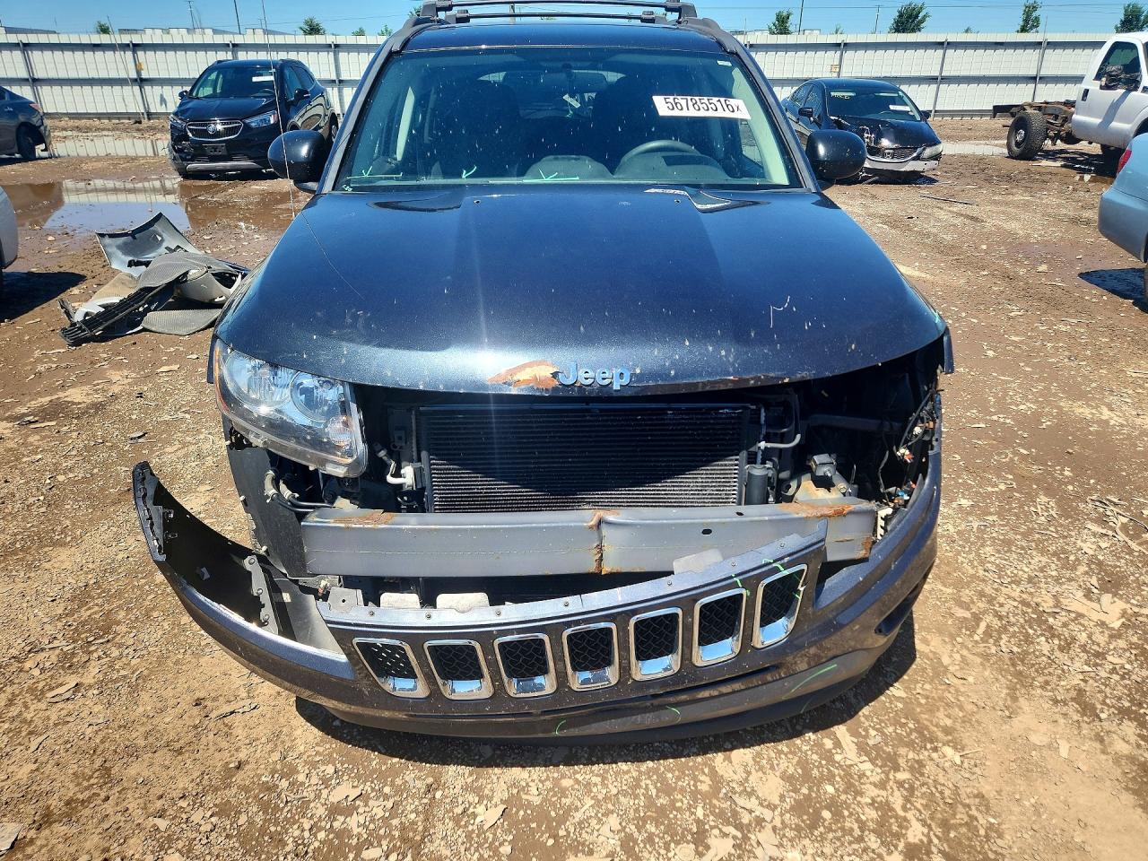 2015 Jeep Compass Sport Угольный vin: 1C4NJDBB6FD439973