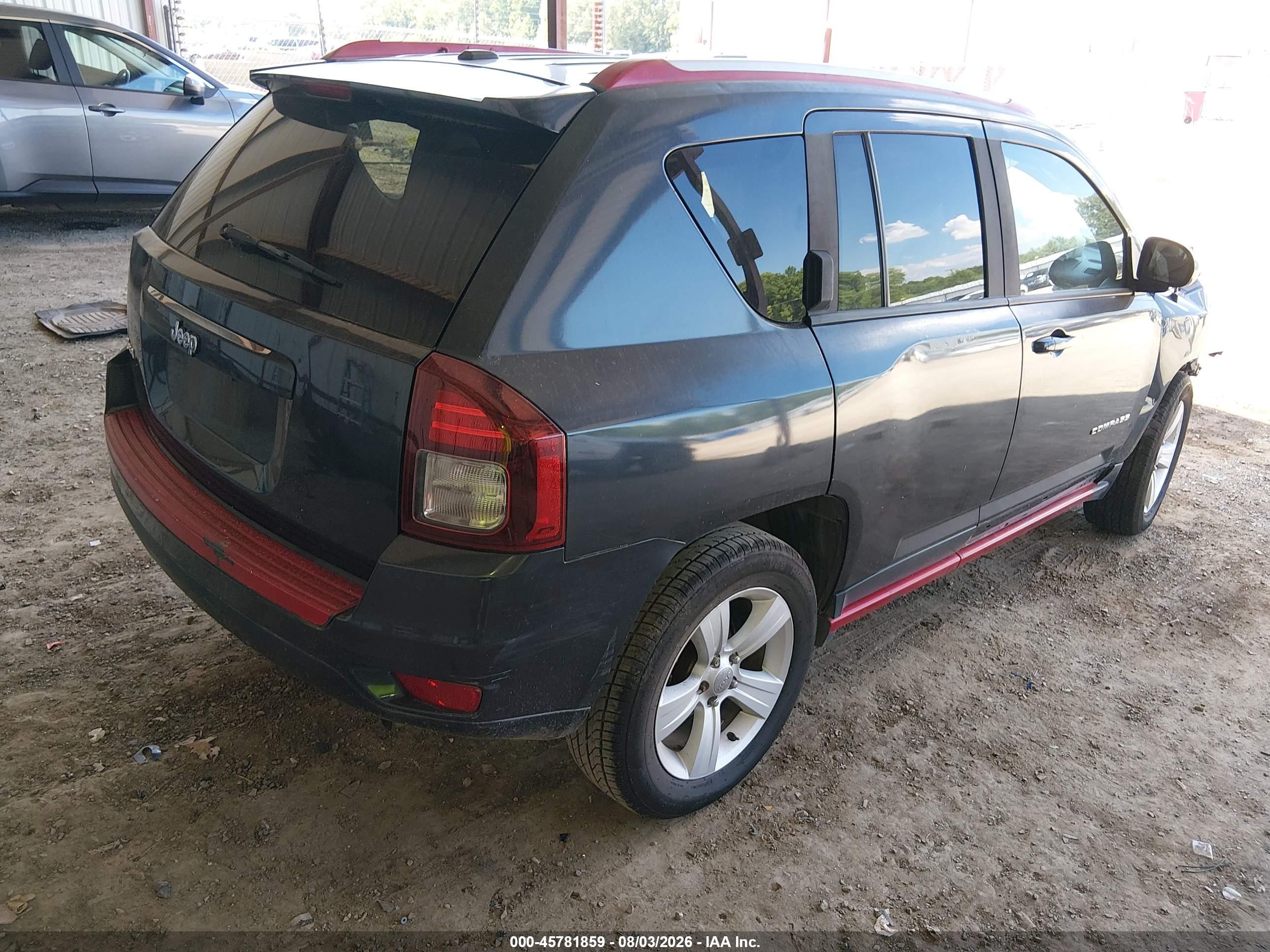 2016 Jeep Compass Sport Gray vin: 1C4NJDBB6GD521025