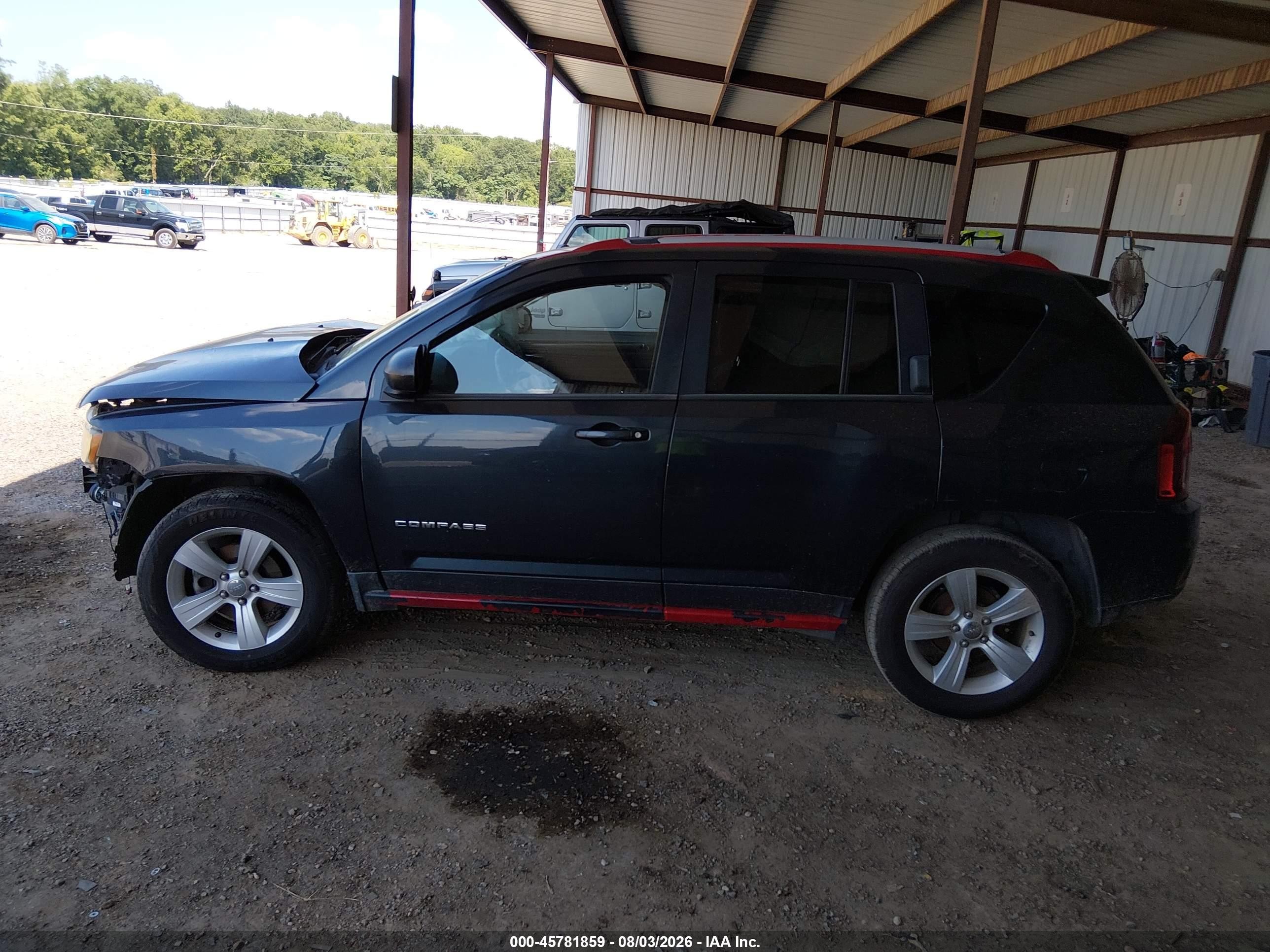 2016 Jeep Compass Sport Gray vin: 1C4NJDBB6GD521025
