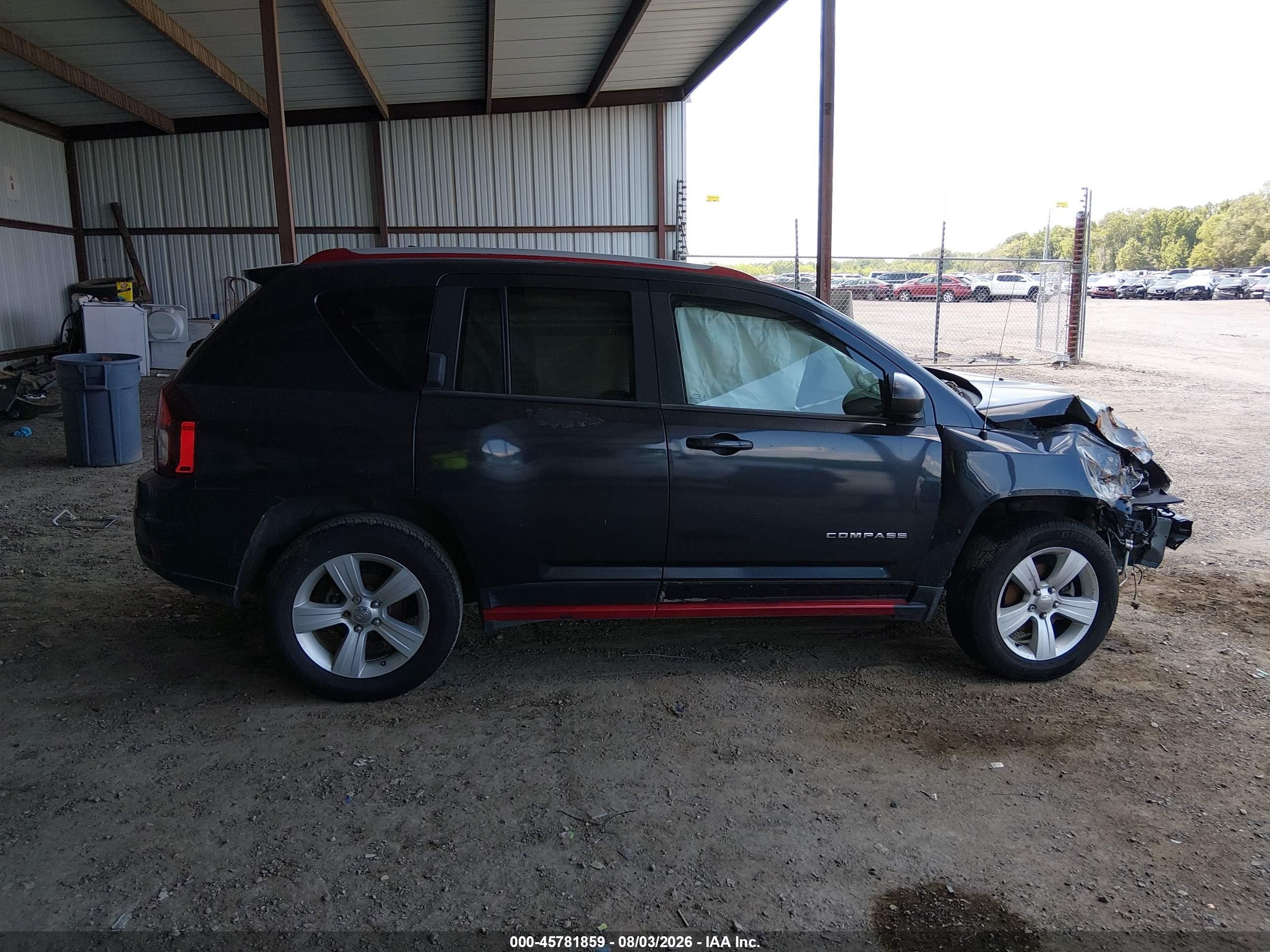 2016 Jeep Compass Sport Gray vin: 1C4NJDBB6GD521025