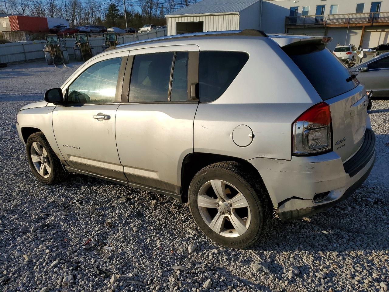 2012 Jeep Compass Sport Silver vin: 1C4NJDBB7CD562399