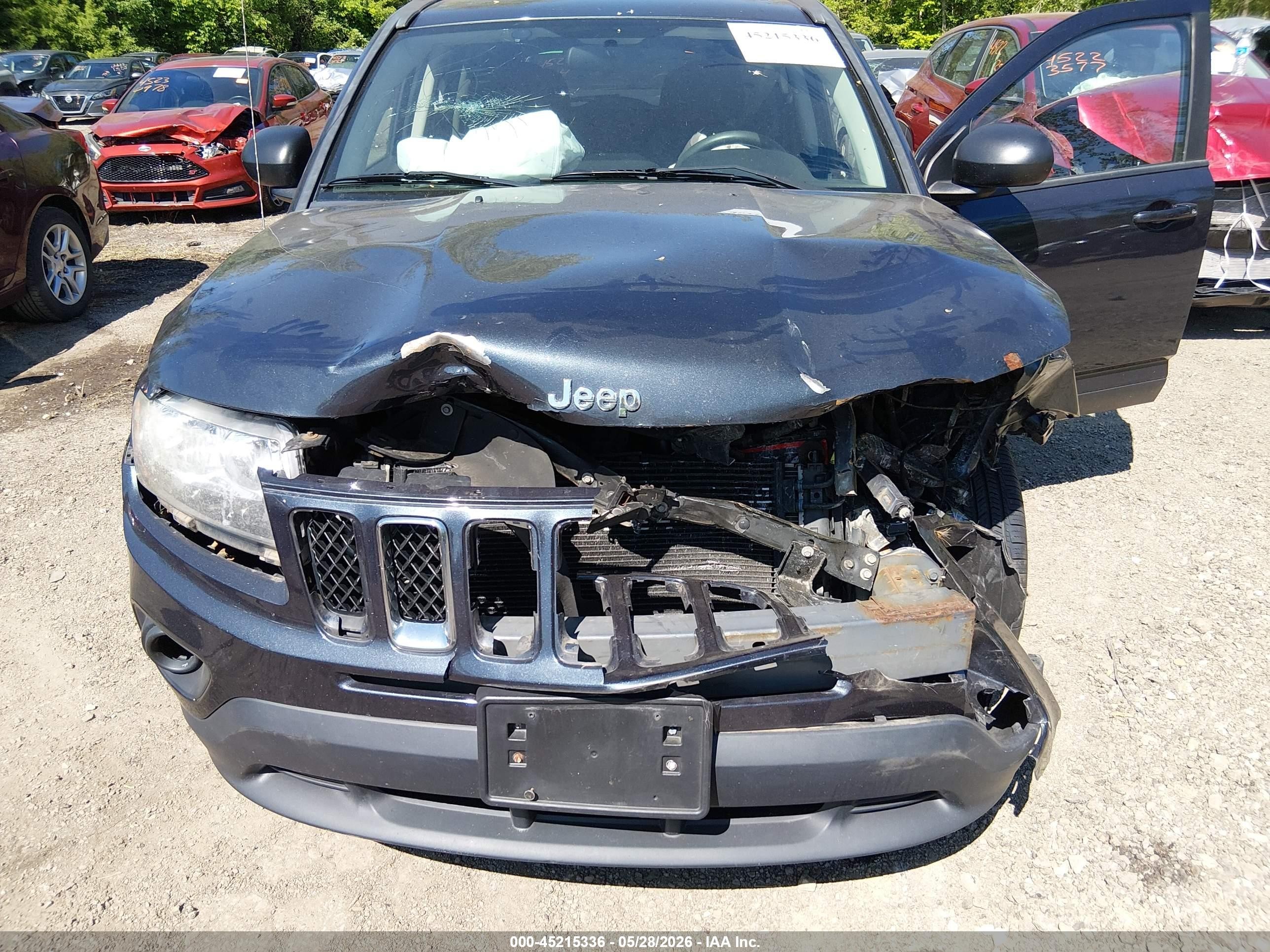 2014 Jeep Compass Sport Navy vin: 1C4NJDBB7ED828796