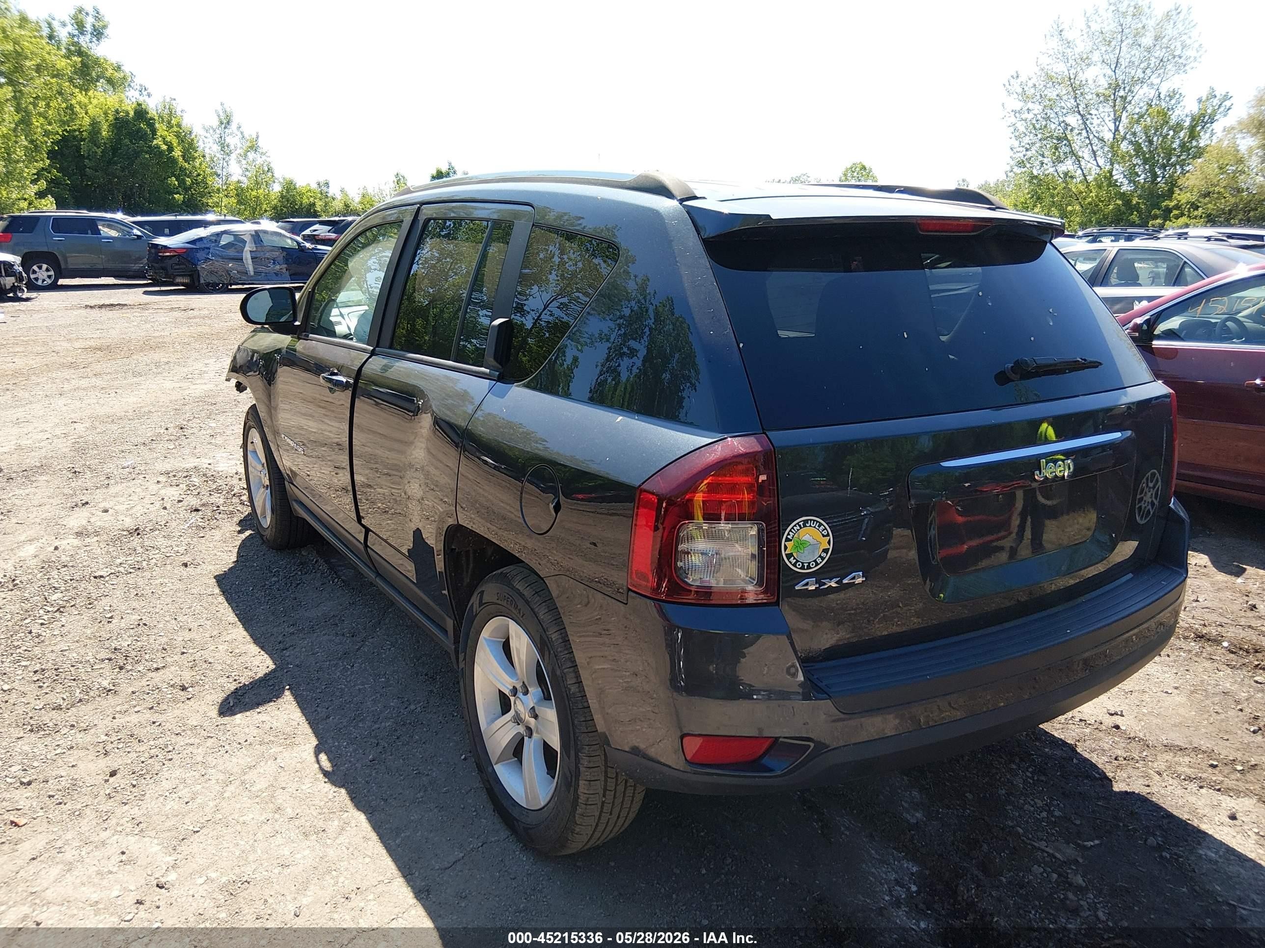 2014 Jeep Compass Sport Navy vin: 1C4NJDBB7ED828796