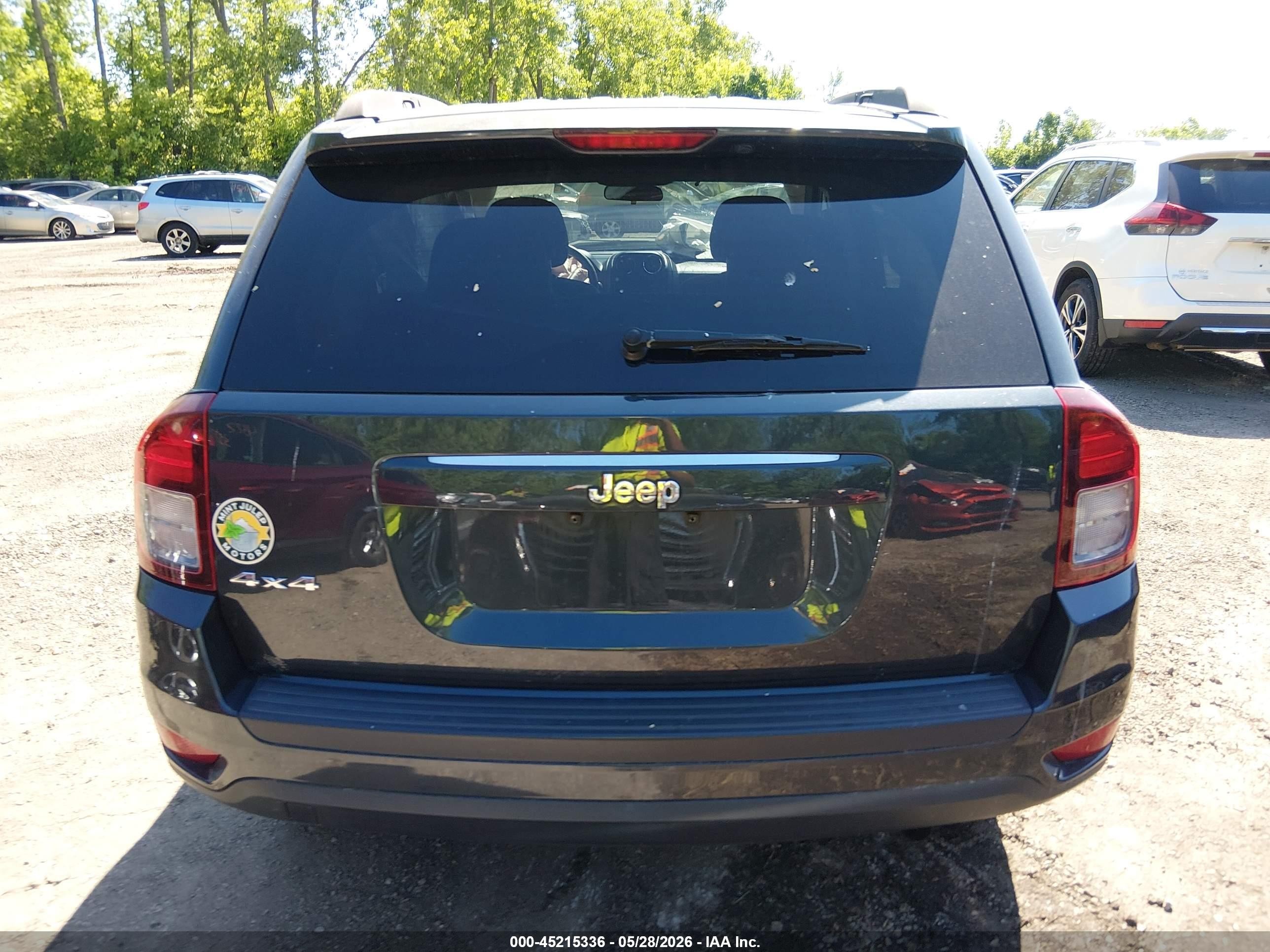 2014 Jeep Compass Sport Navy vin: 1C4NJDBB7ED828796