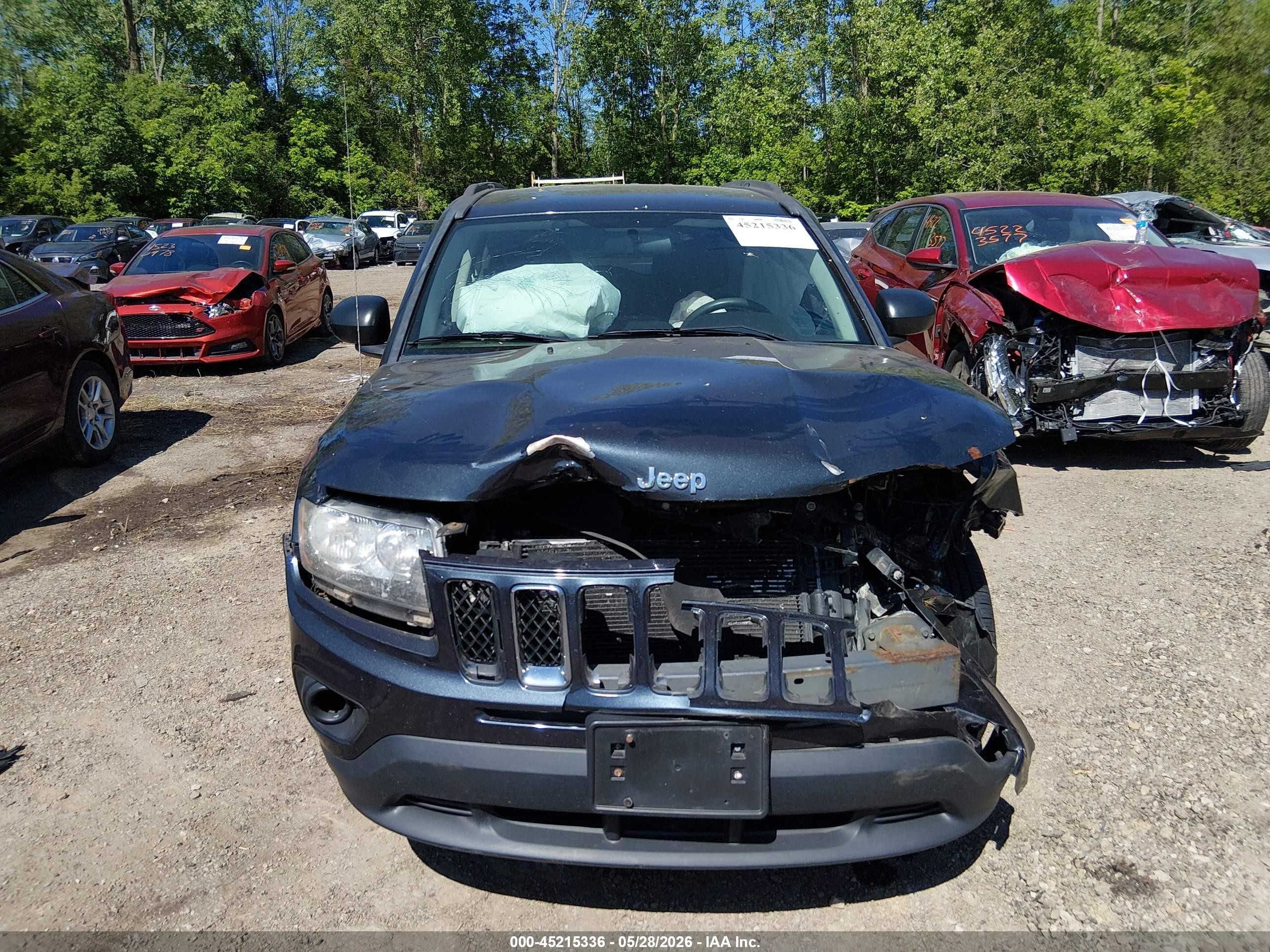 2014 Jeep Compass Sport Navy vin: 1C4NJDBB7ED828796