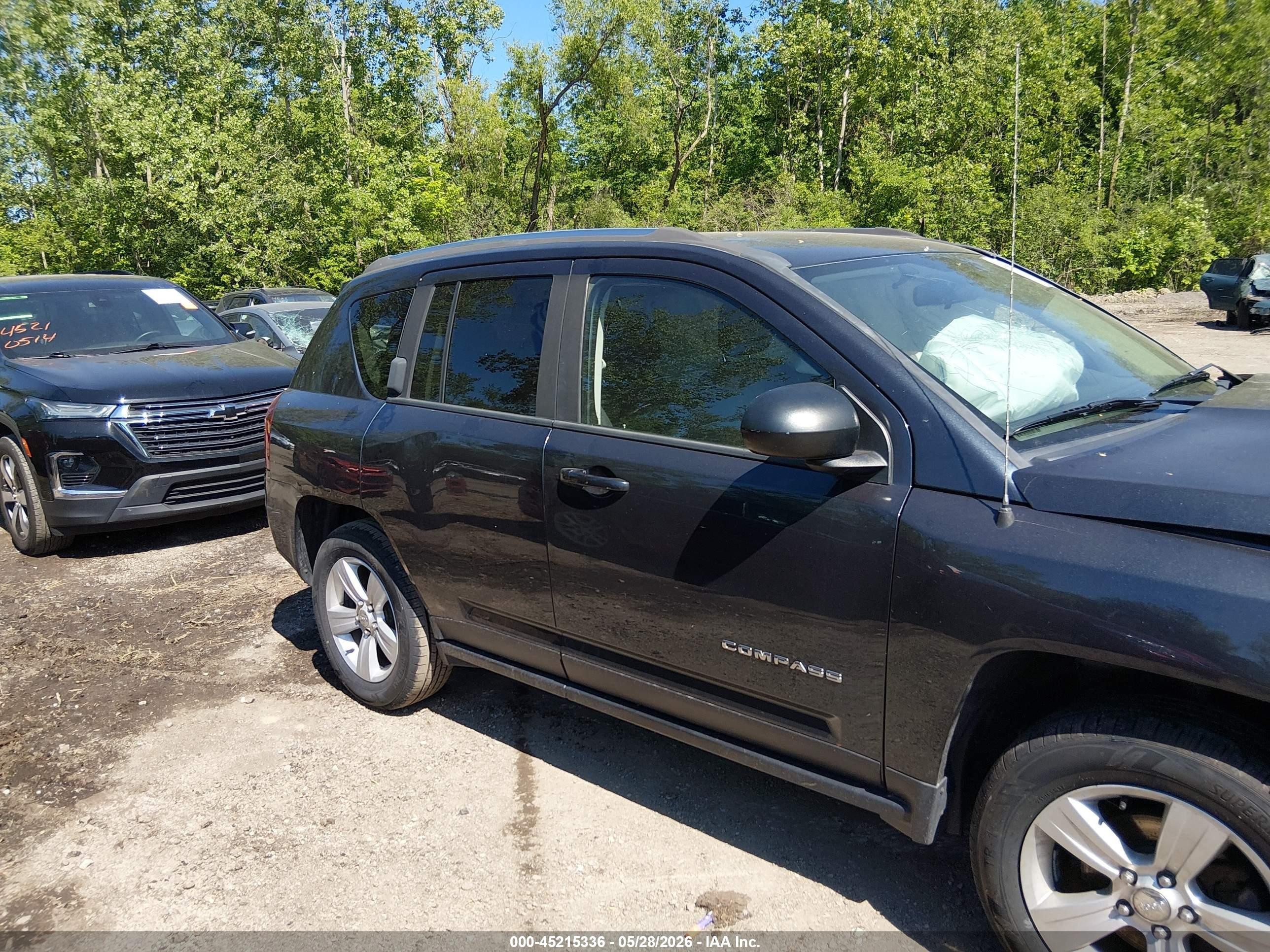 2014 Jeep Compass Sport Navy vin: 1C4NJDBB7ED828796