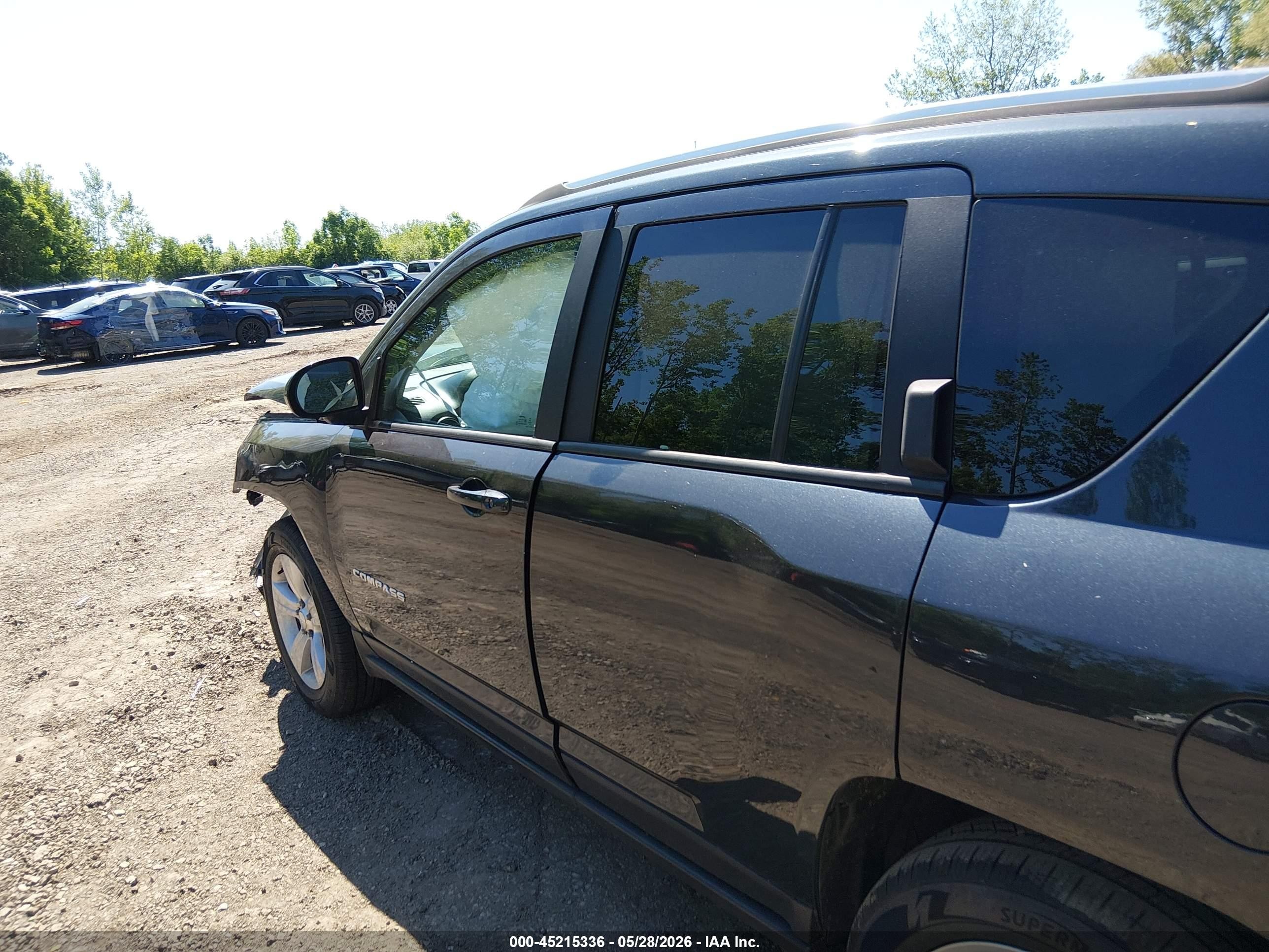 2014 Jeep Compass Sport Navy vin: 1C4NJDBB7ED828796
