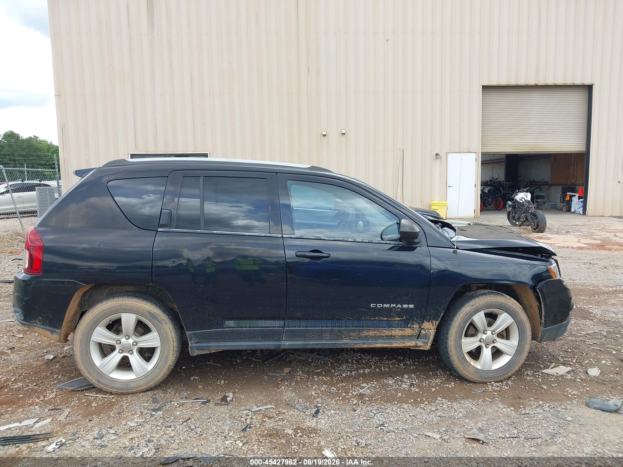 2015 Jeep Compass Sport Black vin: 1C4NJDBB7FD395904