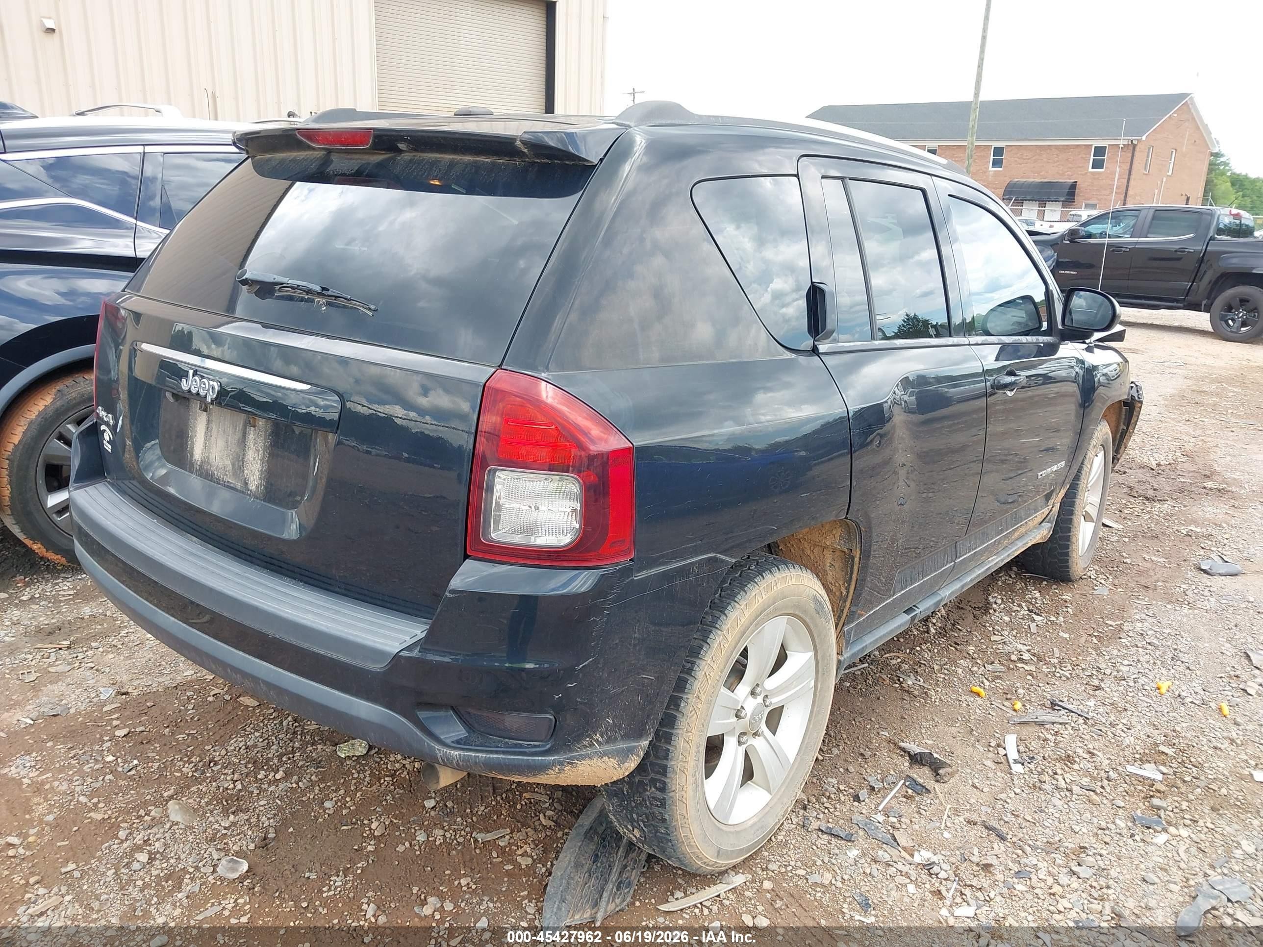 2015 Jeep Compass Sport Black vin: 1C4NJDBB7FD395904