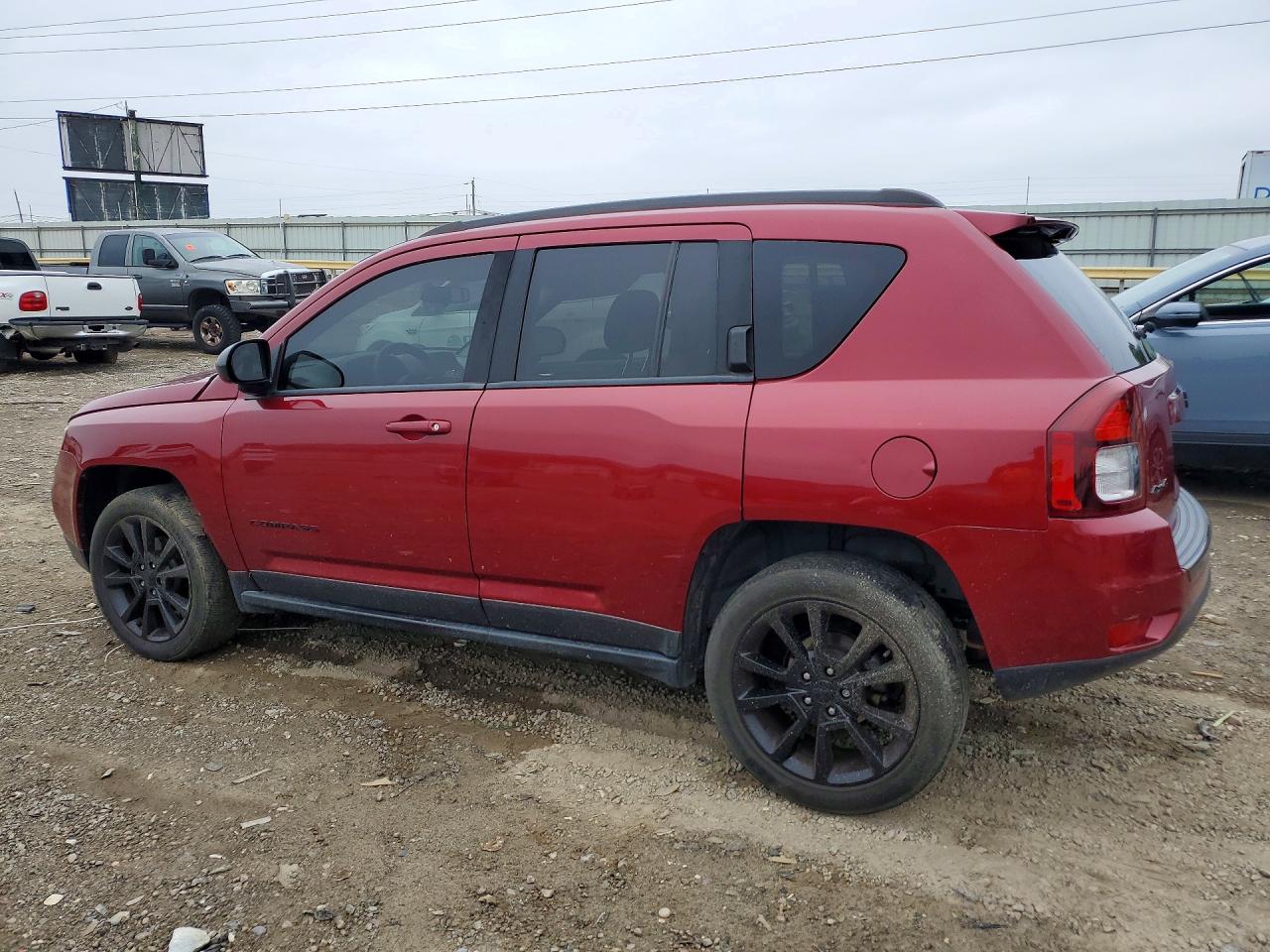 2015 Jeep Compass Sport Maroon vin: 1C4NJDBB7FD426813