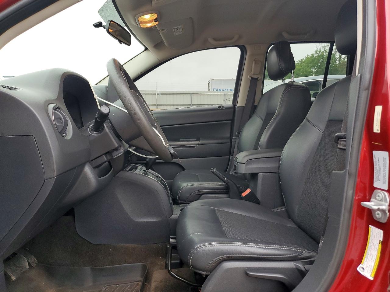 2015 Jeep Compass Sport Maroon vin: 1C4NJDBB7FD426813