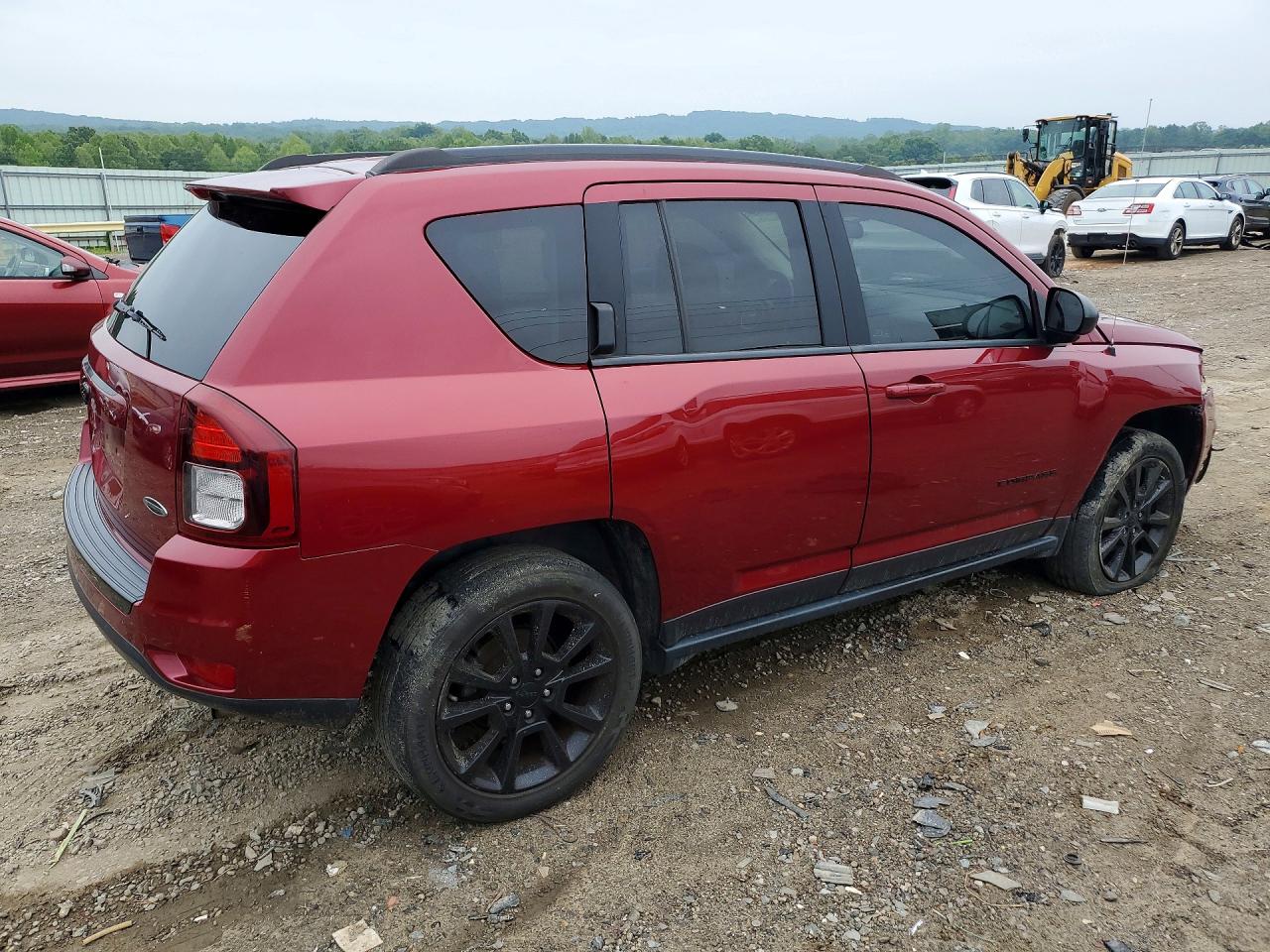 2015 Jeep Compass Sport Maroon vin: 1C4NJDBB7FD426813