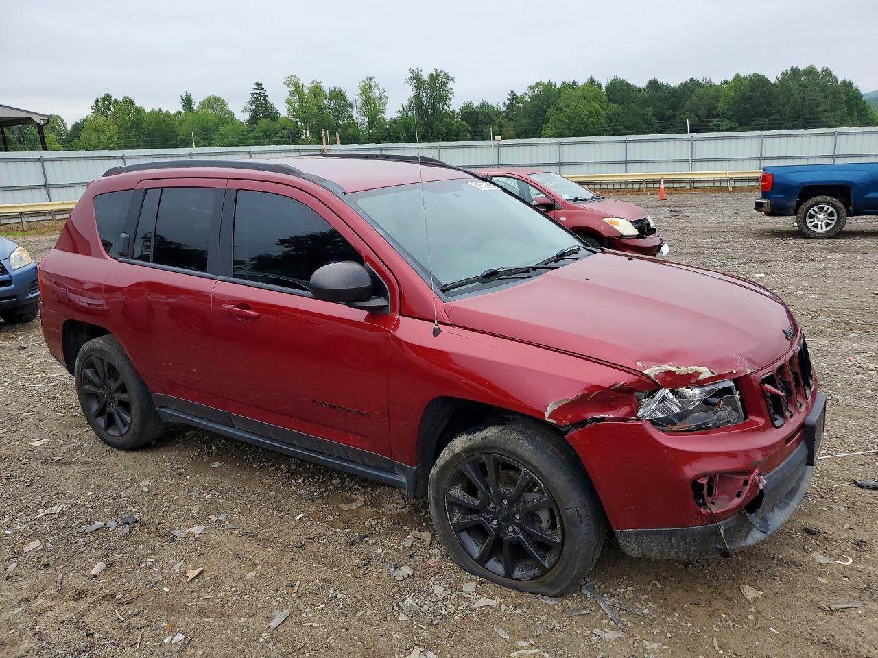 2015 Jeep Compass Sport Maroon vin: 1C4NJDBB7FD426813