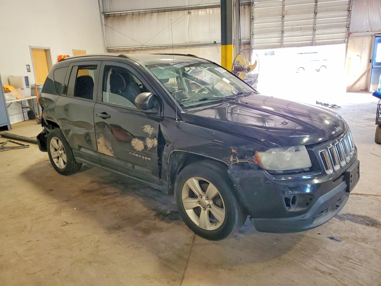 2012 Jeep Compass Sport Black vin: 1C4NJDBB8CD577168
