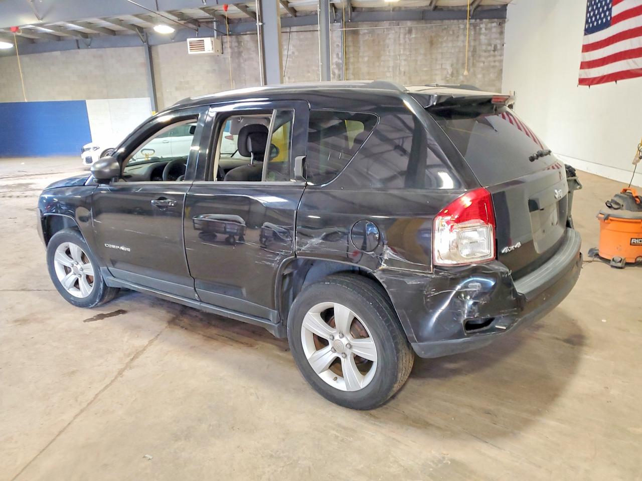 2012 Jeep Compass Sport Black vin: 1C4NJDBB8CD577168