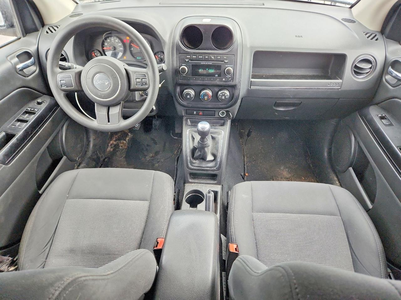 2012 Jeep Compass Sport Серый vin: 1C4NJDBB8CD598909