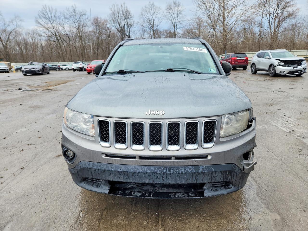 2012 Jeep Compass Sport Серый vin: 1C4NJDBB8CD598909