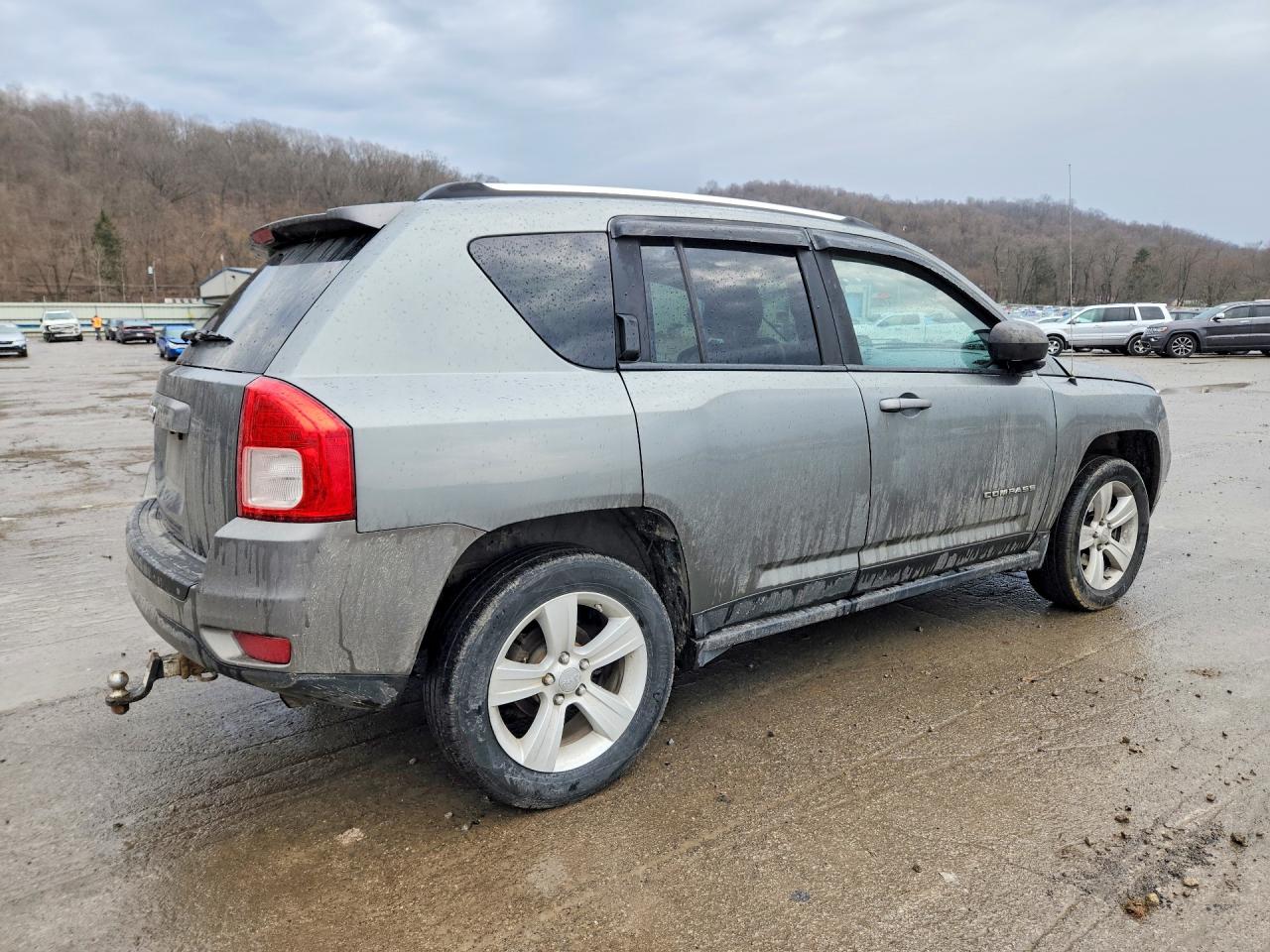 2012 Jeep Compass Sport Серый vin: 1C4NJDBB8CD598909