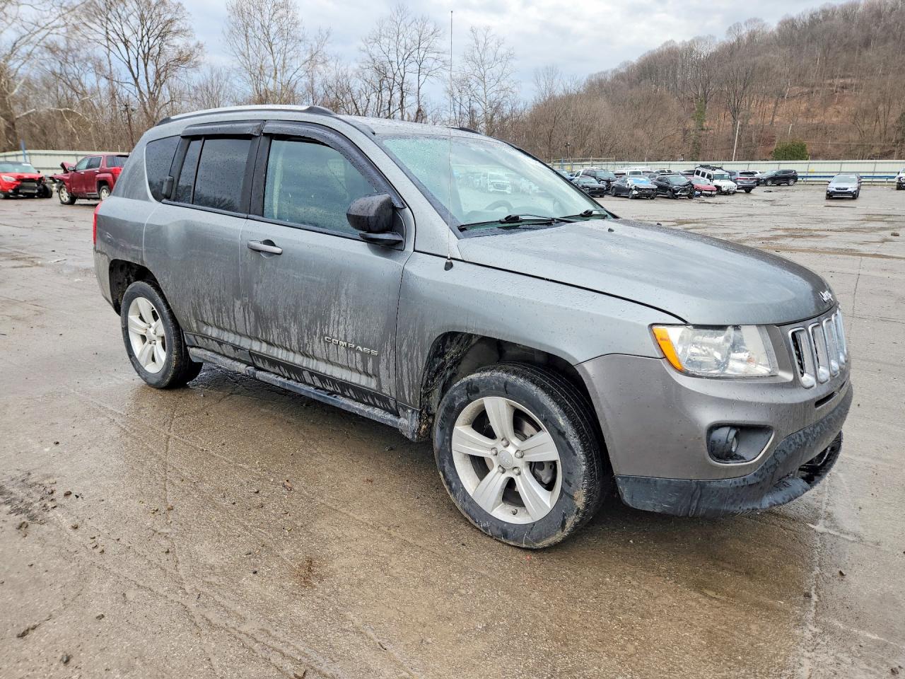 2012 Jeep Compass Sport Серый vin: 1C4NJDBB8CD598909