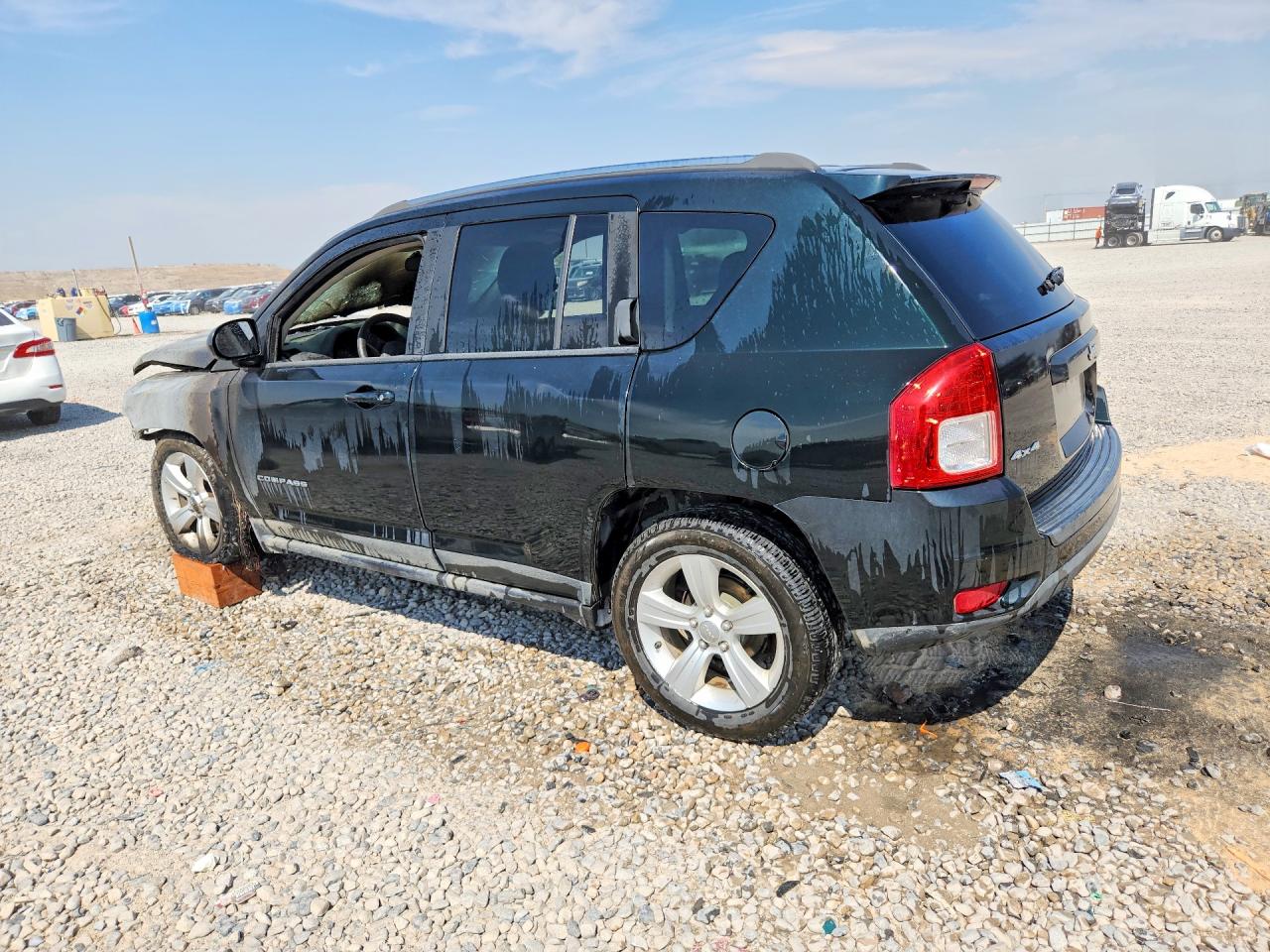 2013 Jeep Compass Sport Black vin: 1C4NJDBB8DD180822