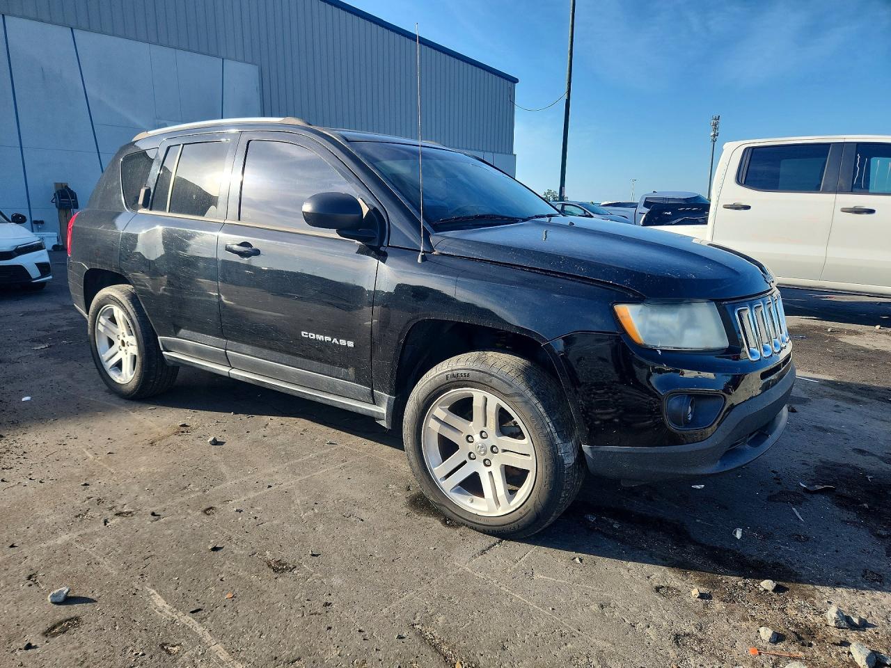 2013 Jeep Compass Sport Black vin: 1C4NJDBB8DD249136