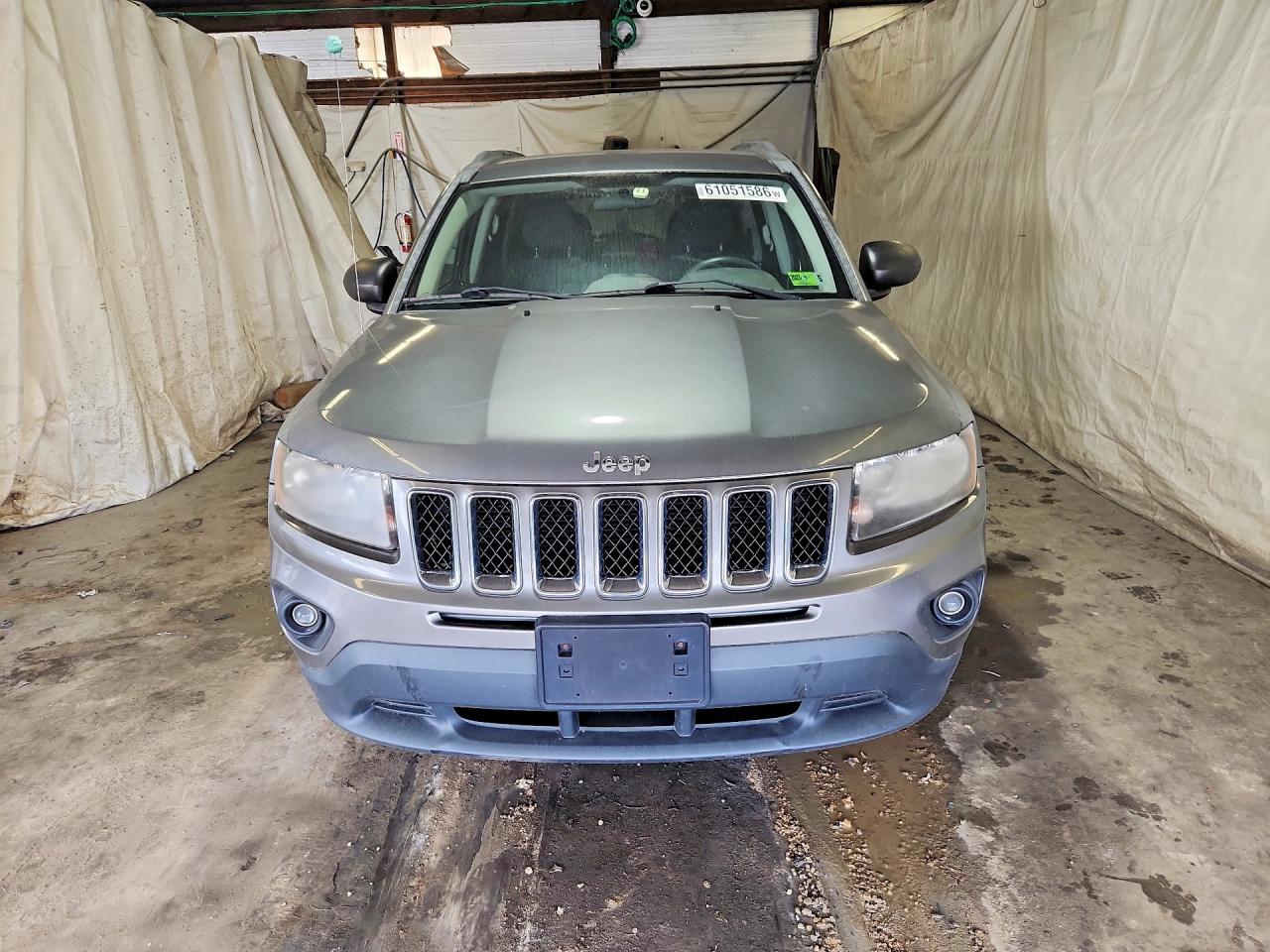 2014 Jeep Compass Sport Gray vin: 1C4NJDBB8ED506135