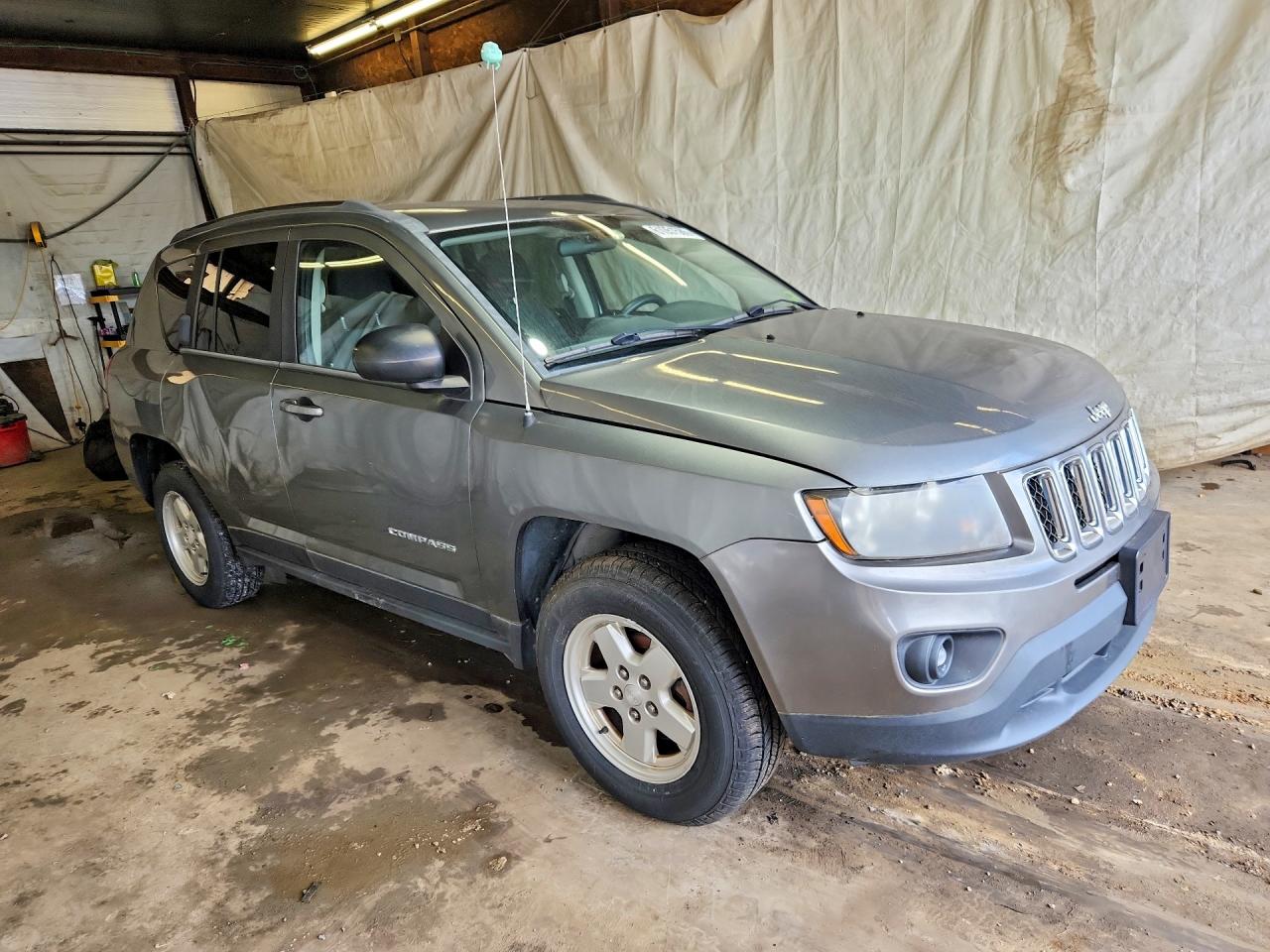 2014 Jeep Compass Sport Gray vin: 1C4NJDBB8ED506135