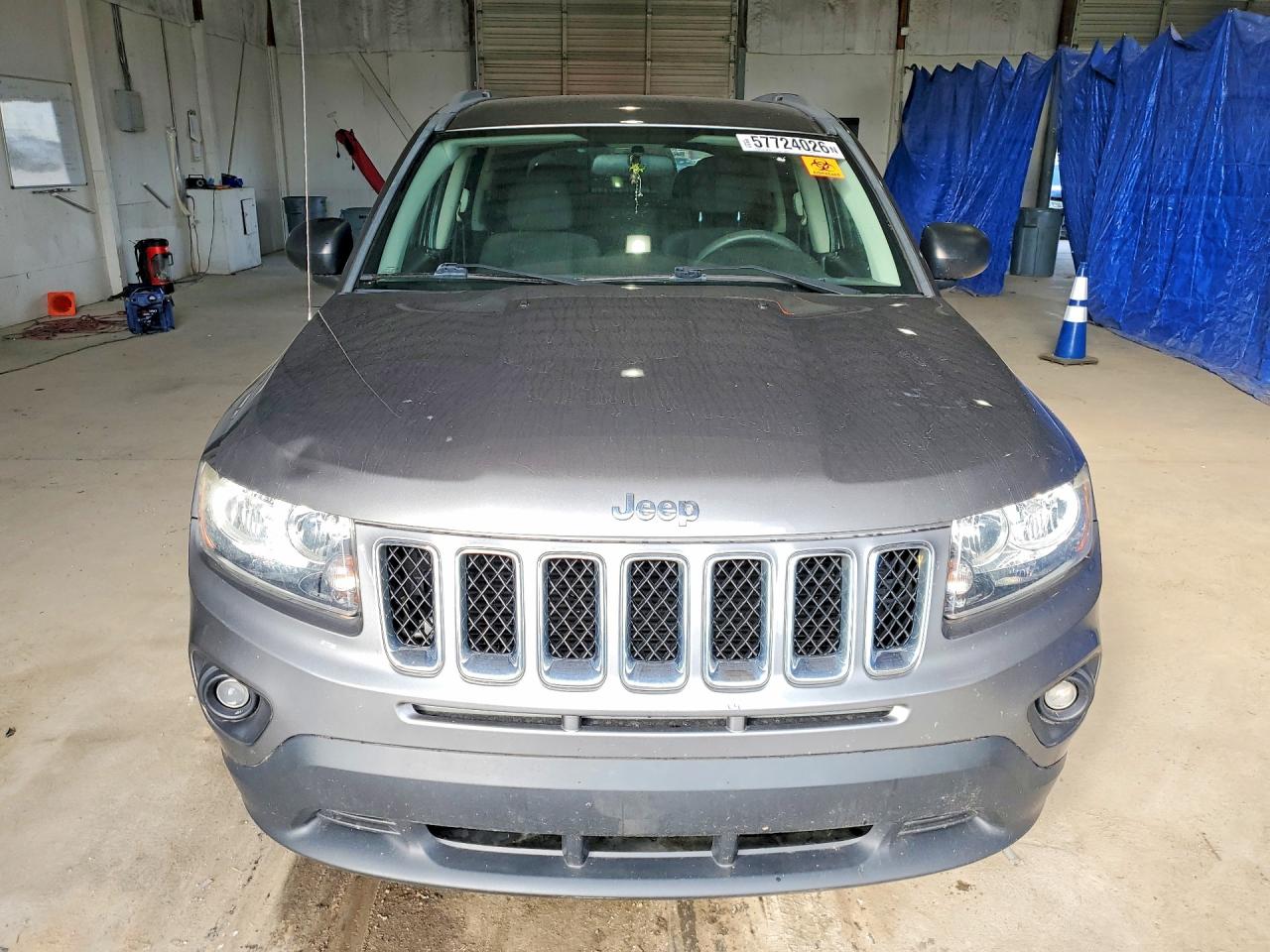 2014 Jeep Compass Sport Gray vin: 1C4NJDBB8ED538728