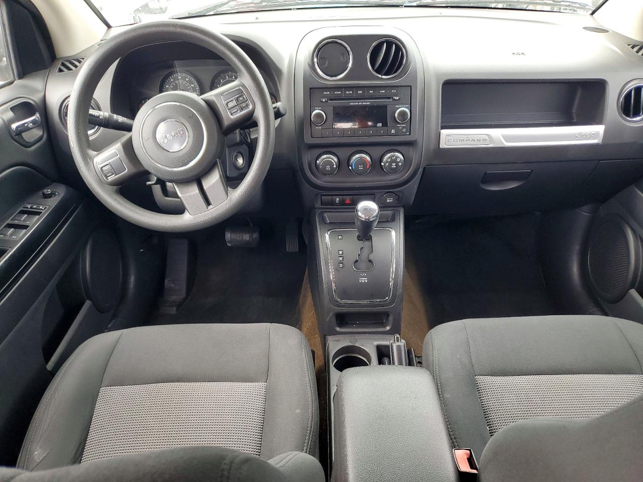 2015 Jeep Compass Sport Silver vin: 1C4NJDBB8FD134944
