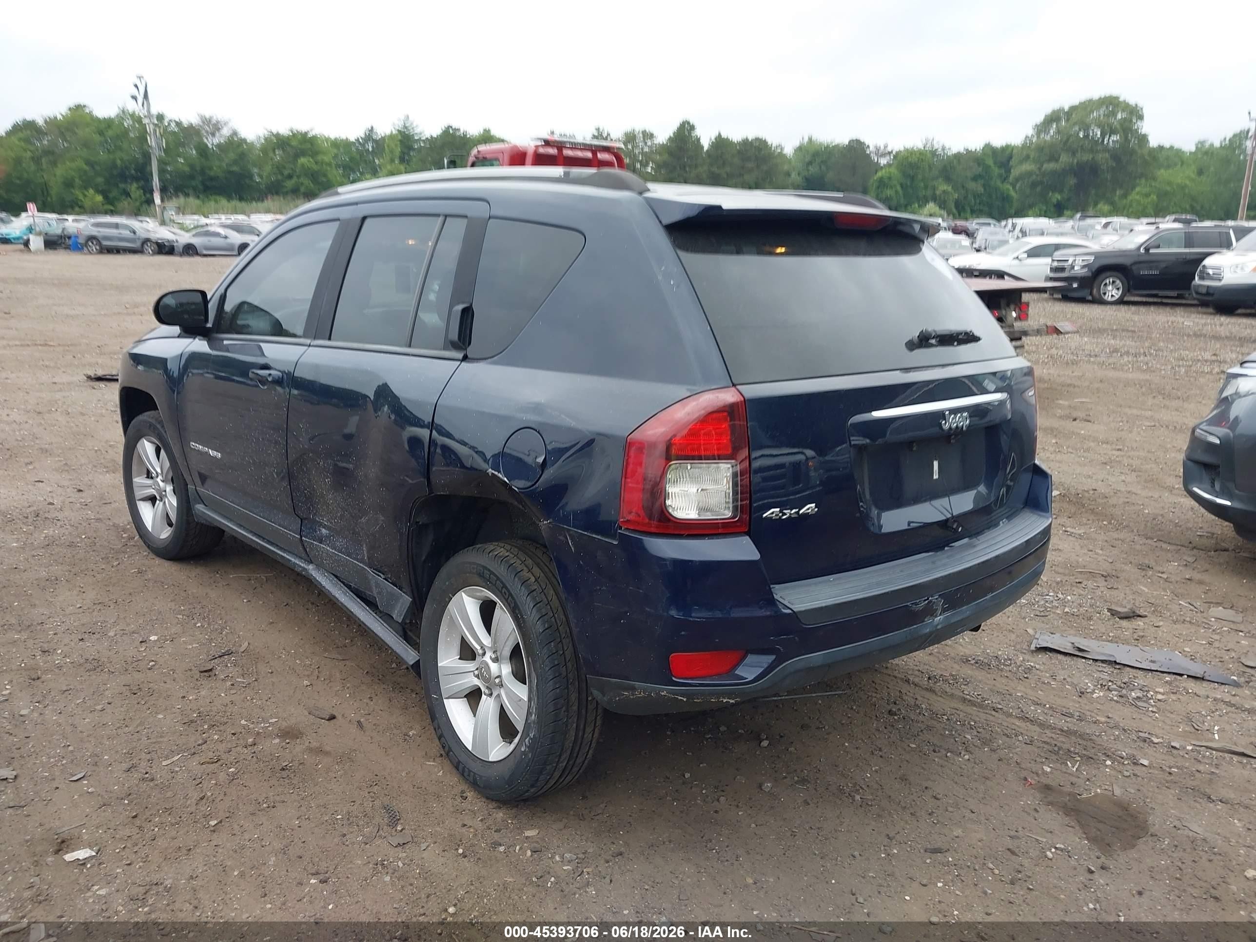 2015 Jeep Compass Sport Dark Blue vin: 1C4NJDBB8FD240164