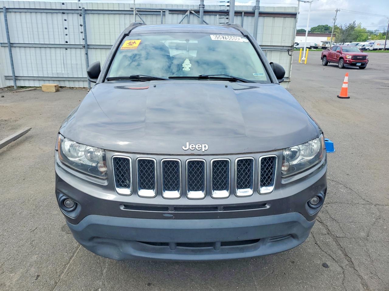 2015 Jeep Compass Sport Gray vin: 1C4NJDBB8FD257191