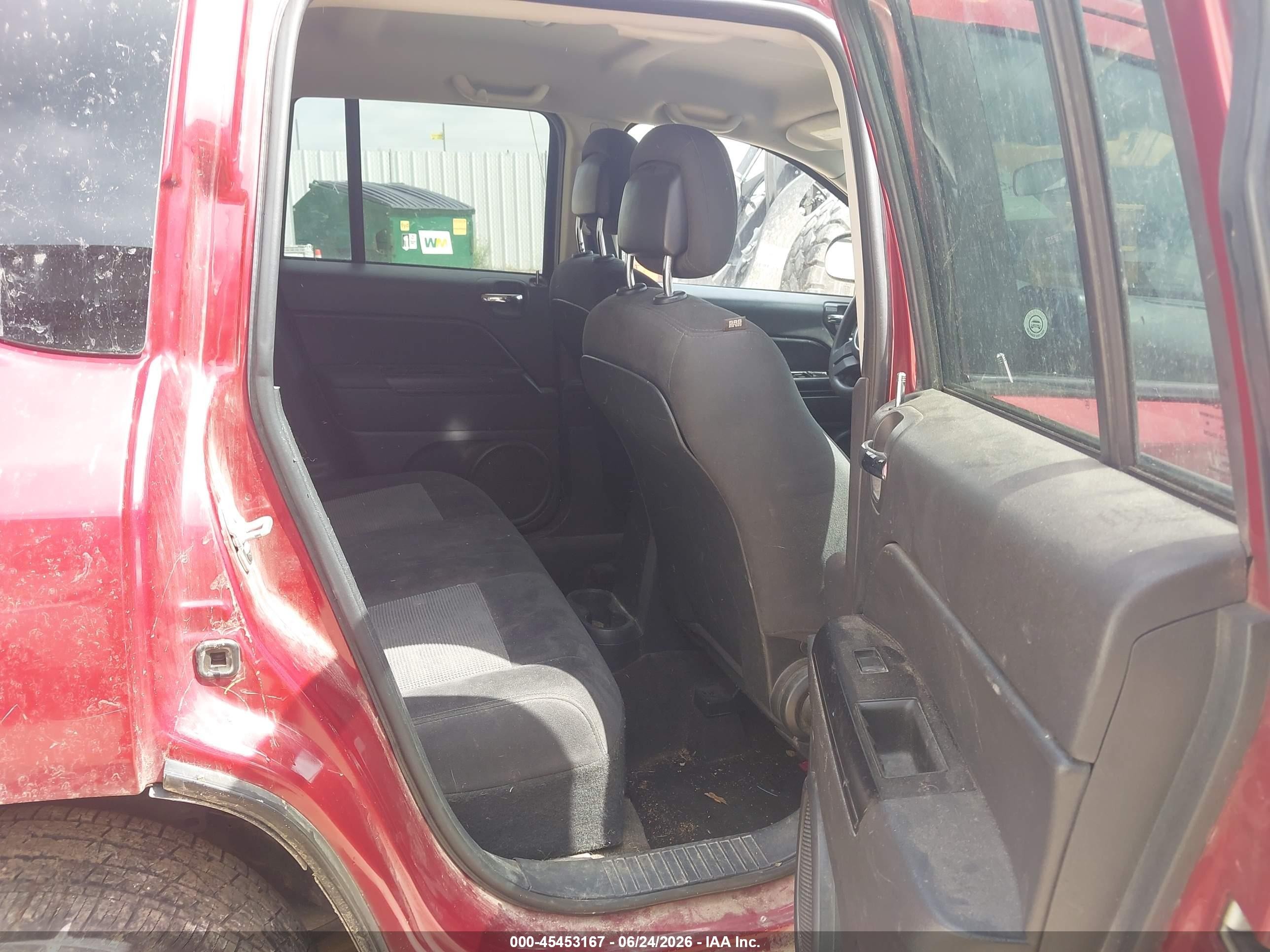 2015 Jeep Compass Sport Red vin: 1C4NJDBB8FD332553