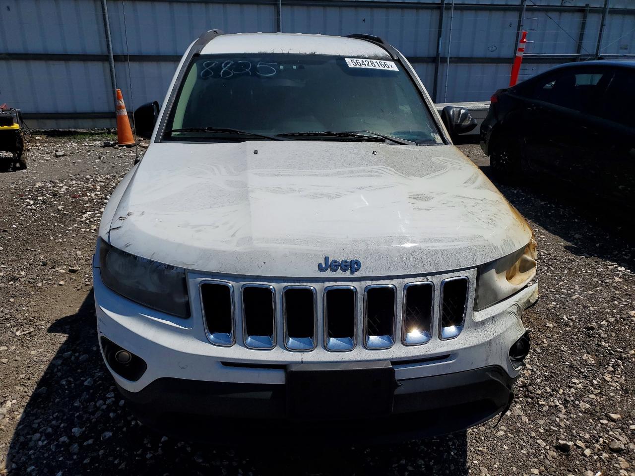 2015 Jeep Compass Sport White vin: 1C4NJDBB8FD438825