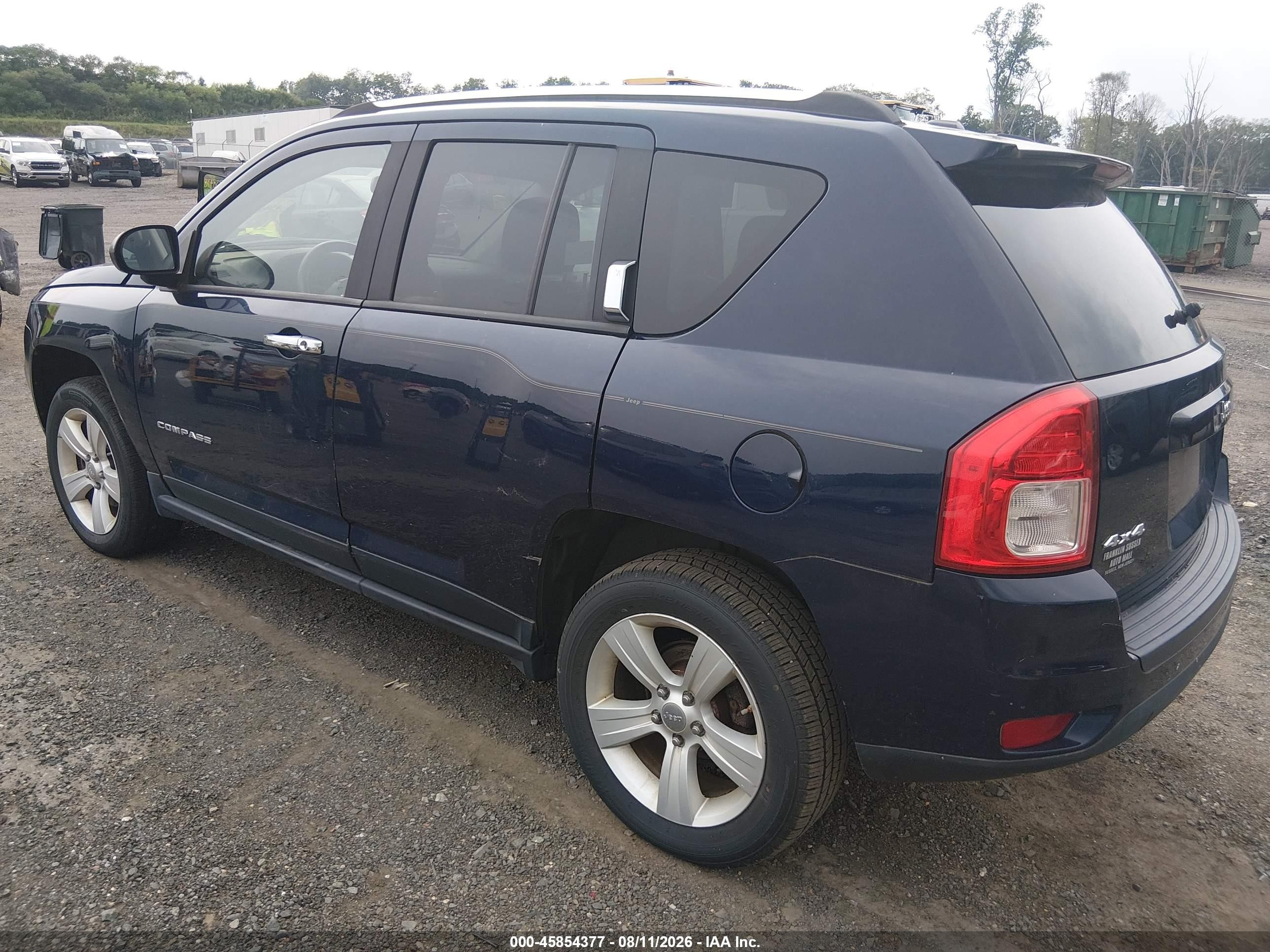 2012 Jeep Compass Sport Blue vin: 1C4NJDBB9CD578099