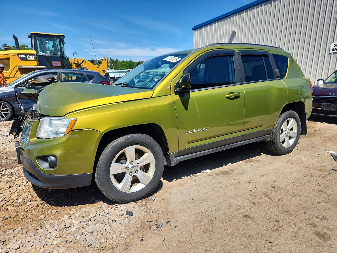 2012 Jeep Compass Sport Green vin: 1C4NJDBB9CD621016