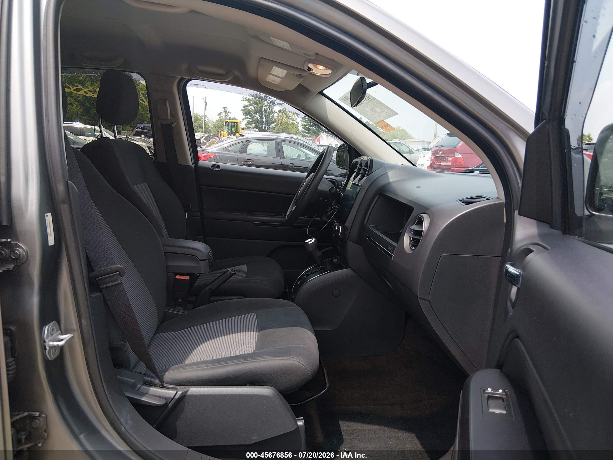 2013 Jeep Compass Sport Gray vin: 1C4NJDBB9DD210524