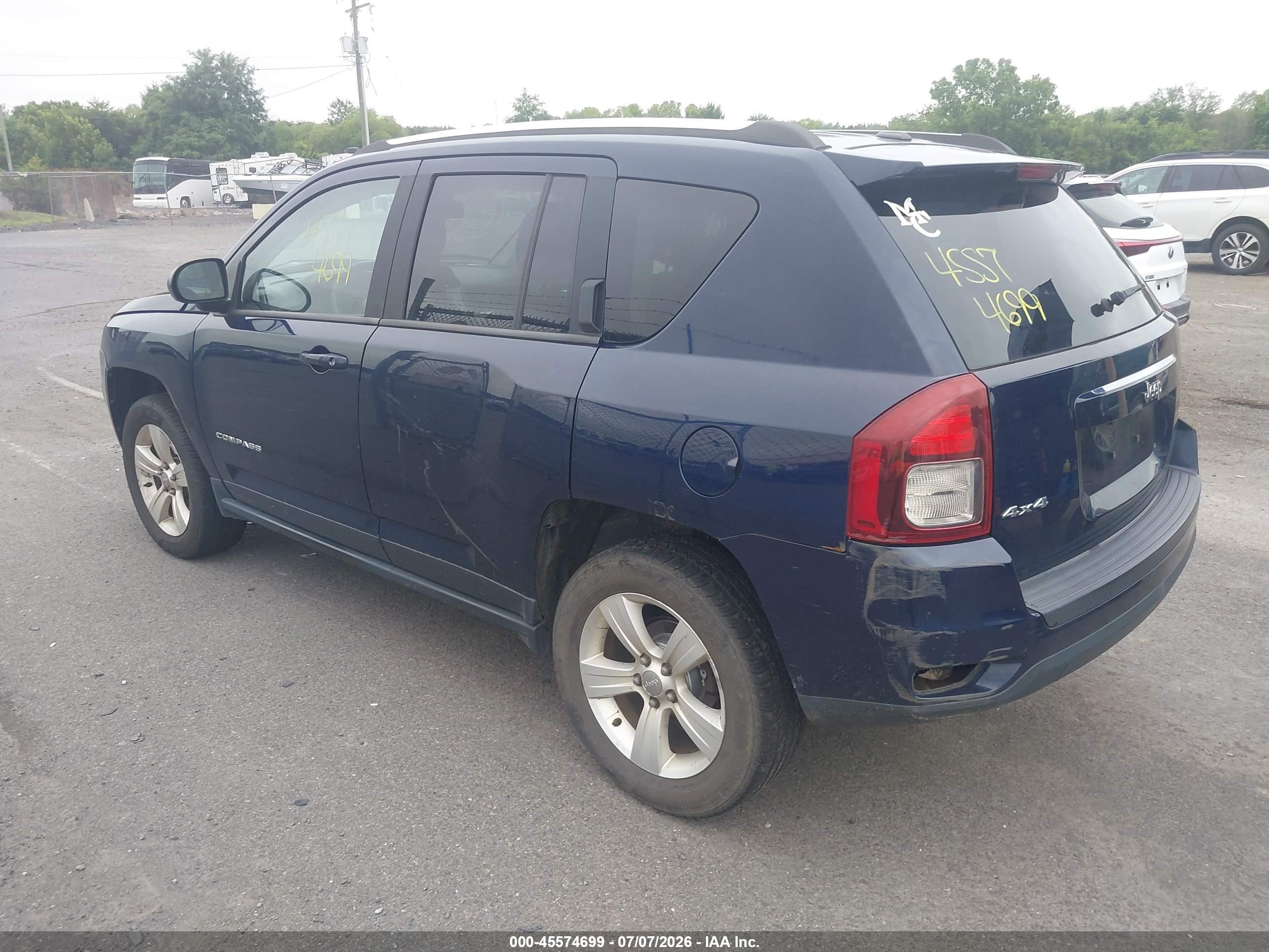 2014 Jeep Compass Sport Blue vin: 1C4NJDBB9ED602047