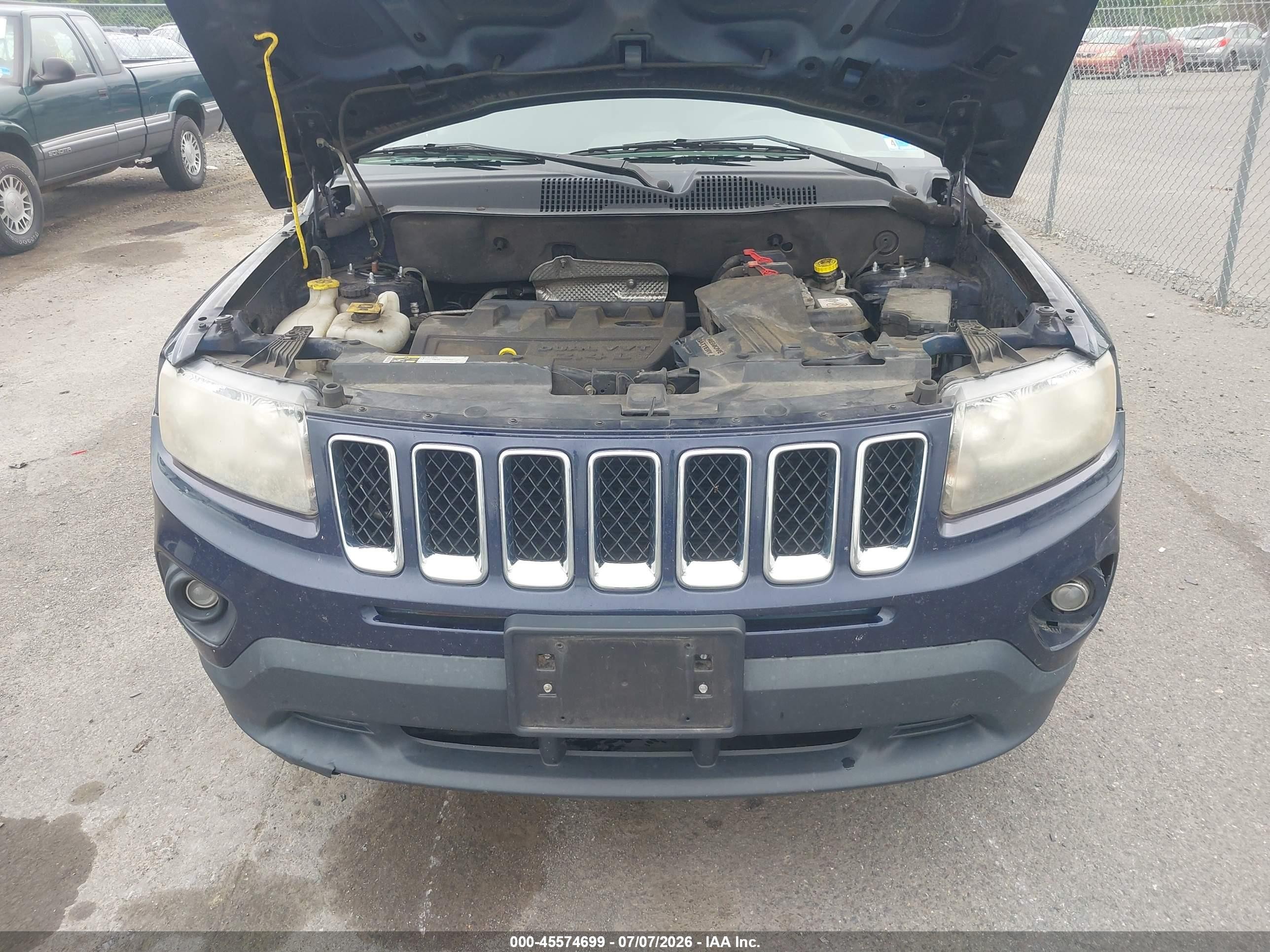 2014 Jeep Compass Sport Blue vin: 1C4NJDBB9ED602047