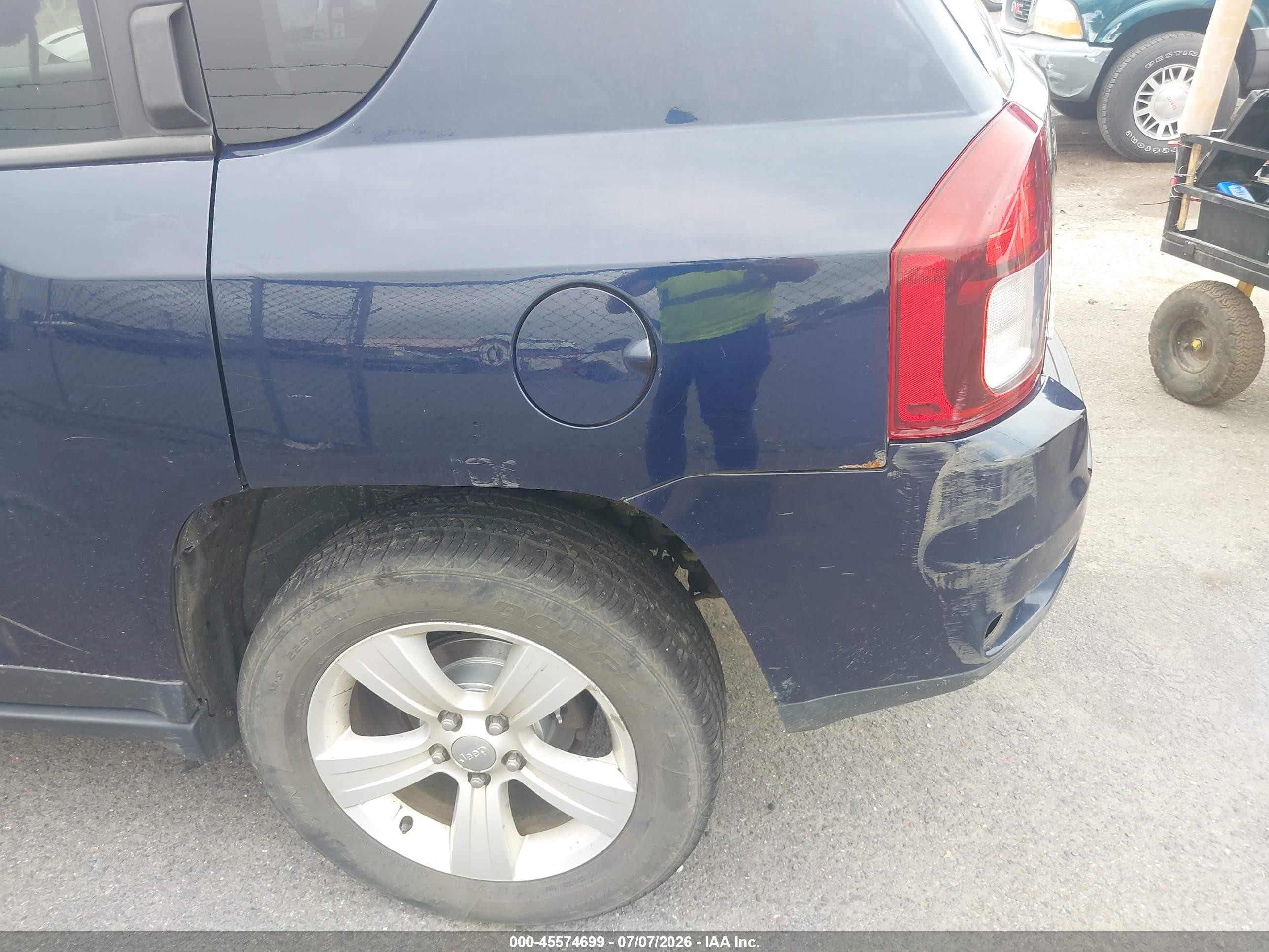 2014 Jeep Compass Sport Blue vin: 1C4NJDBB9ED602047