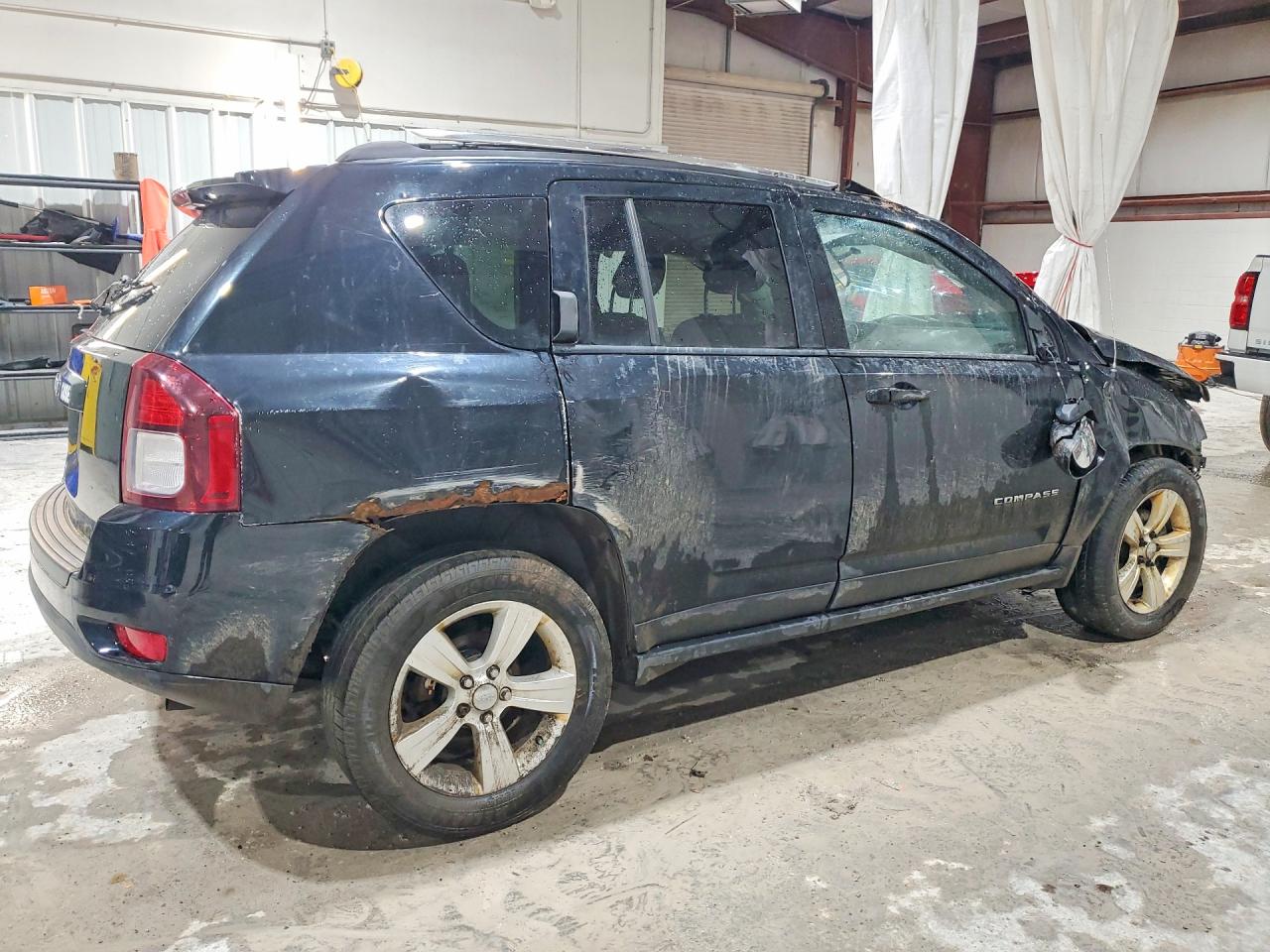 2014 Jeep Compass Sport Черный vin: 1C4NJDBB9ED828430