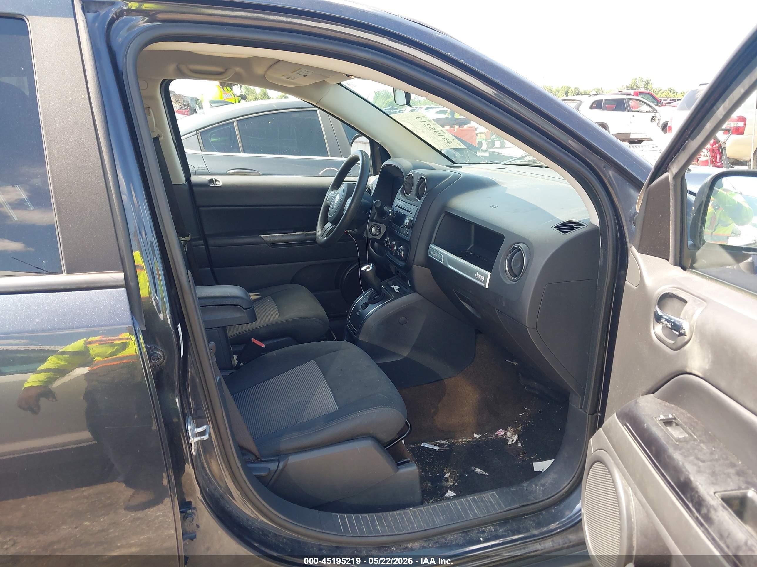 2014 Jeep Compass Sport Dark Blue vin: 1C4NJDBB9ED924929
