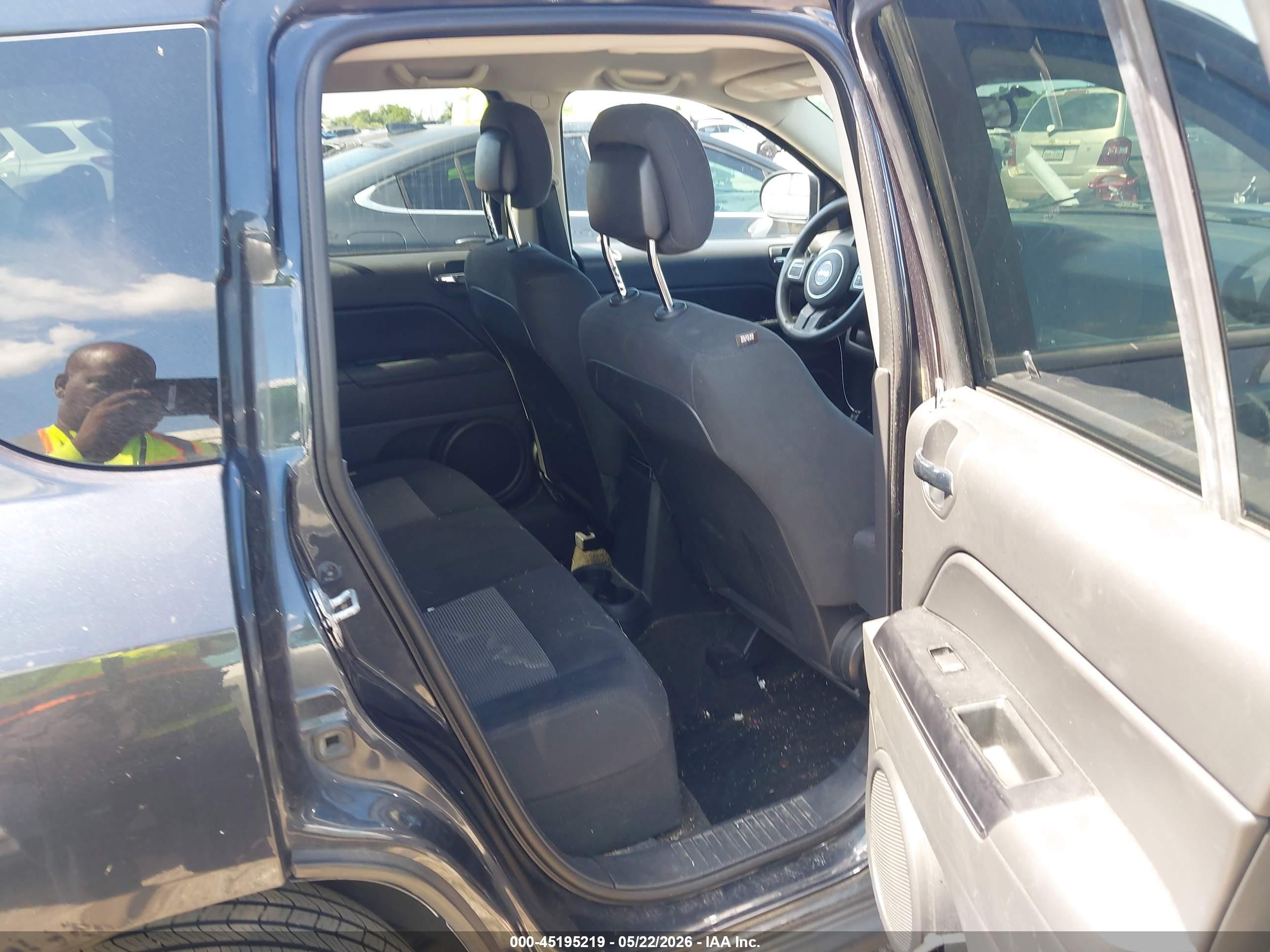 2014 Jeep Compass Sport Dark Blue vin: 1C4NJDBB9ED924929