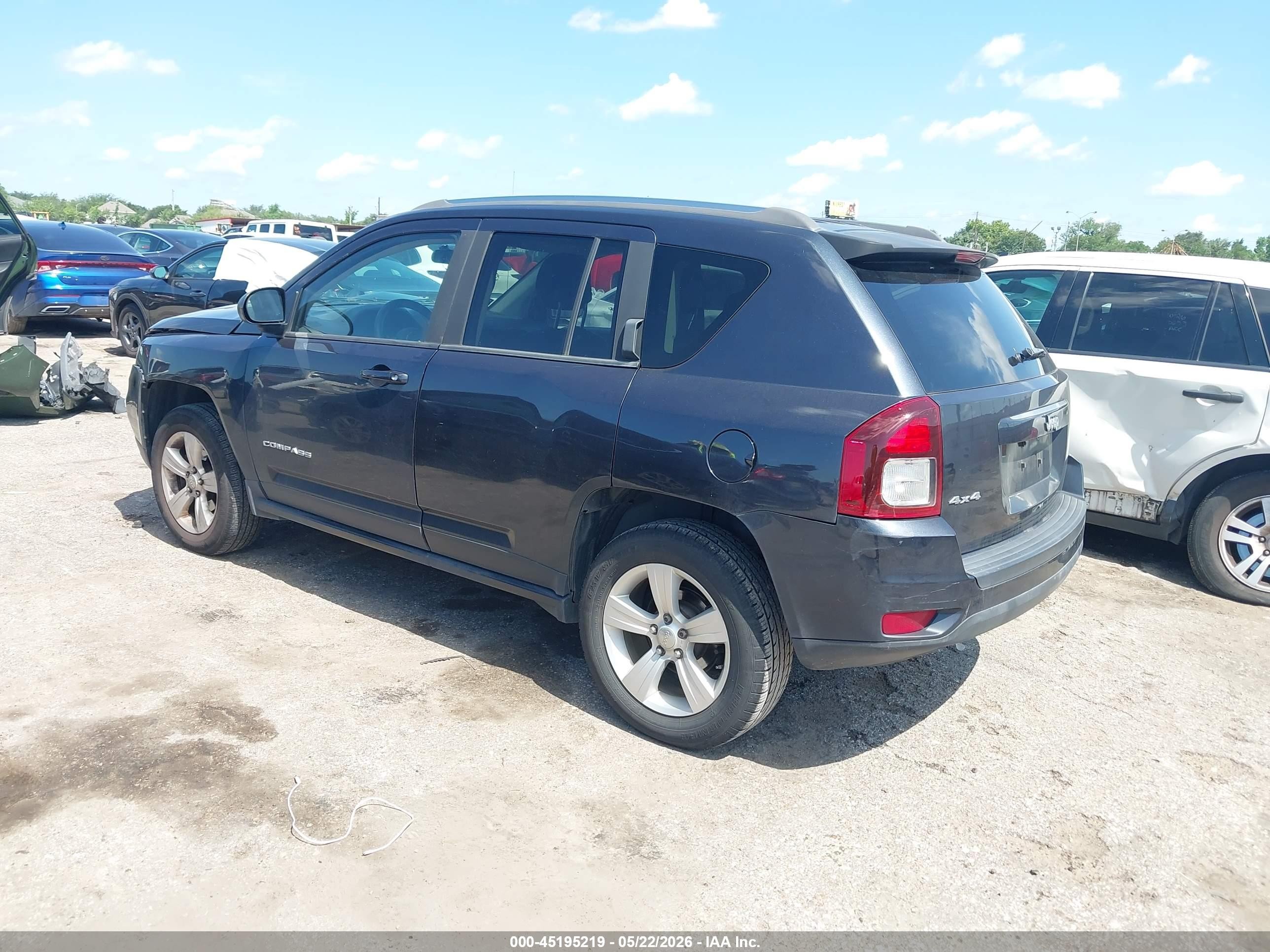 2014 Jeep Compass Sport Dark Blue vin: 1C4NJDBB9ED924929
