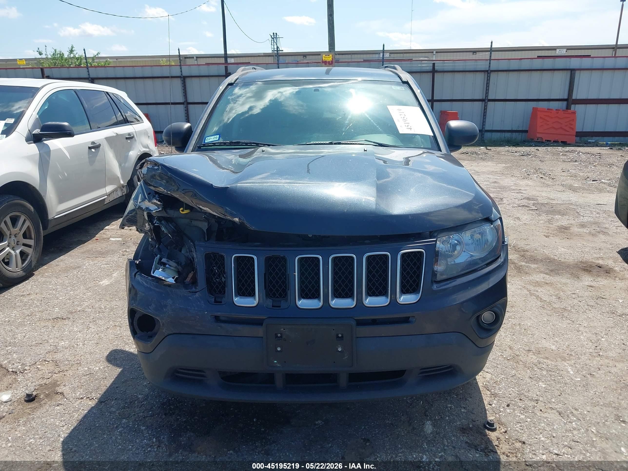 2014 Jeep Compass Sport Dark Blue vin: 1C4NJDBB9ED924929