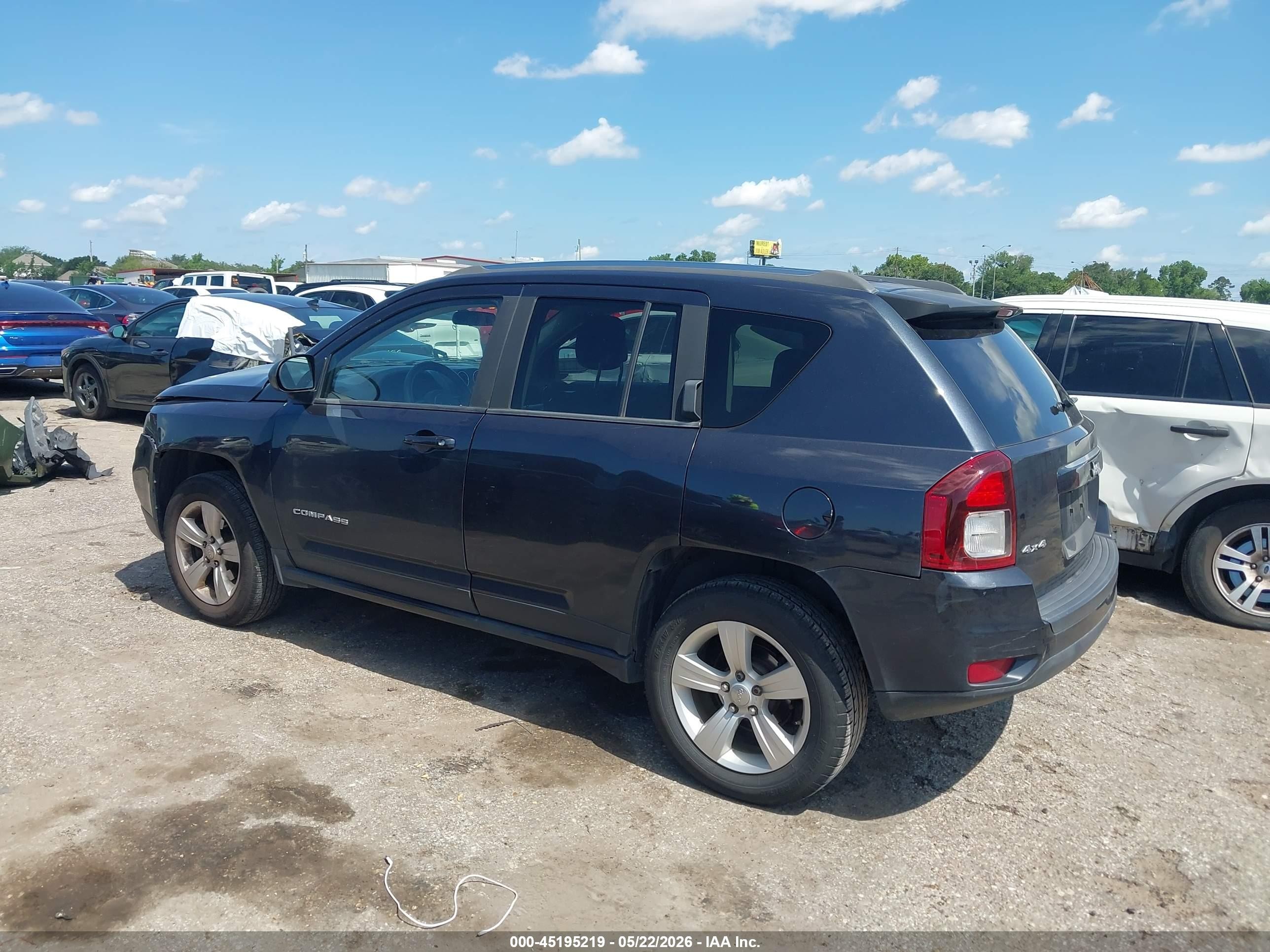 2014 Jeep Compass Sport Dark Blue vin: 1C4NJDBB9ED924929