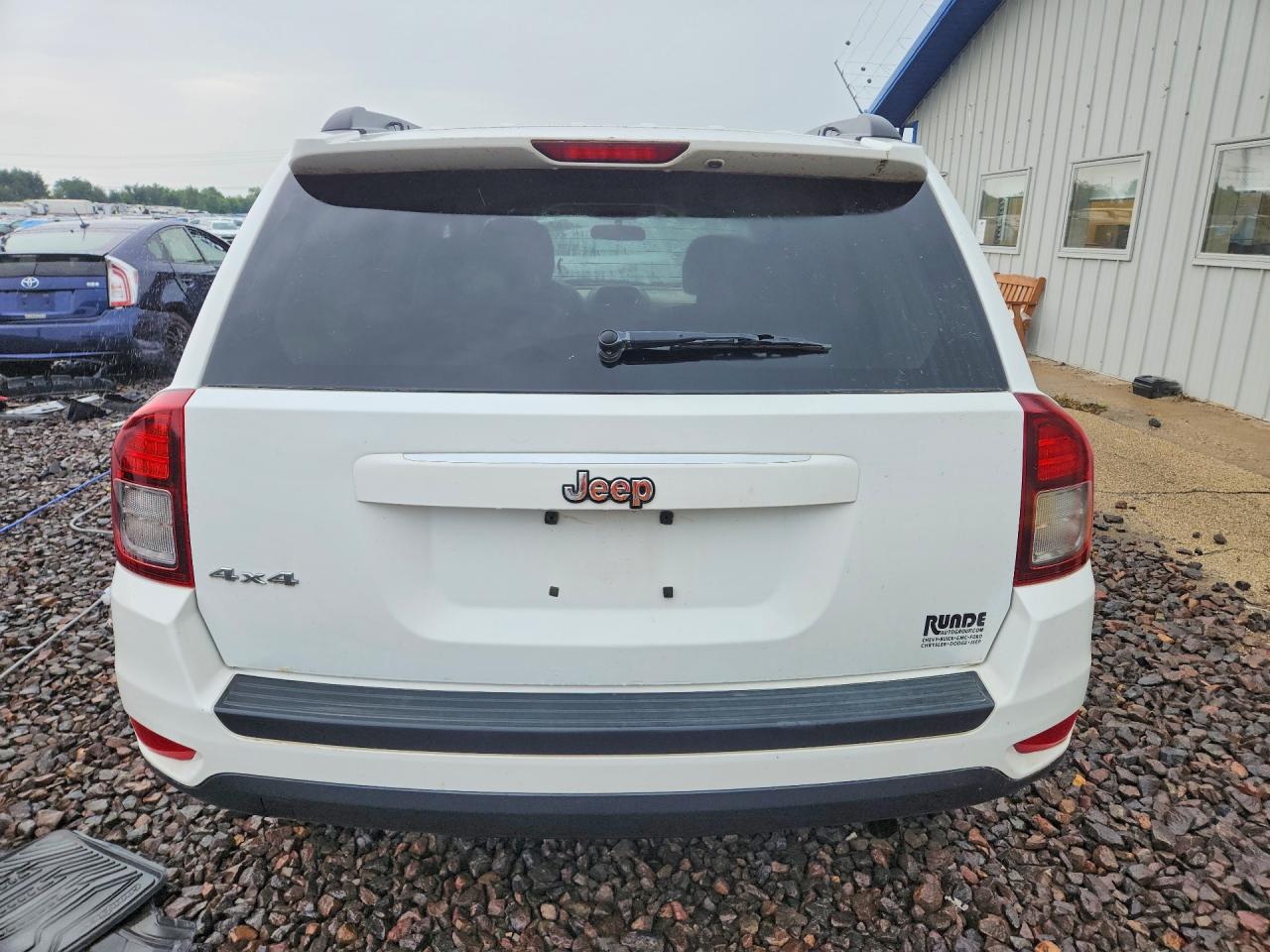 2015 Jeep Compass Sport White vin: 1C4NJDBB9FD395743